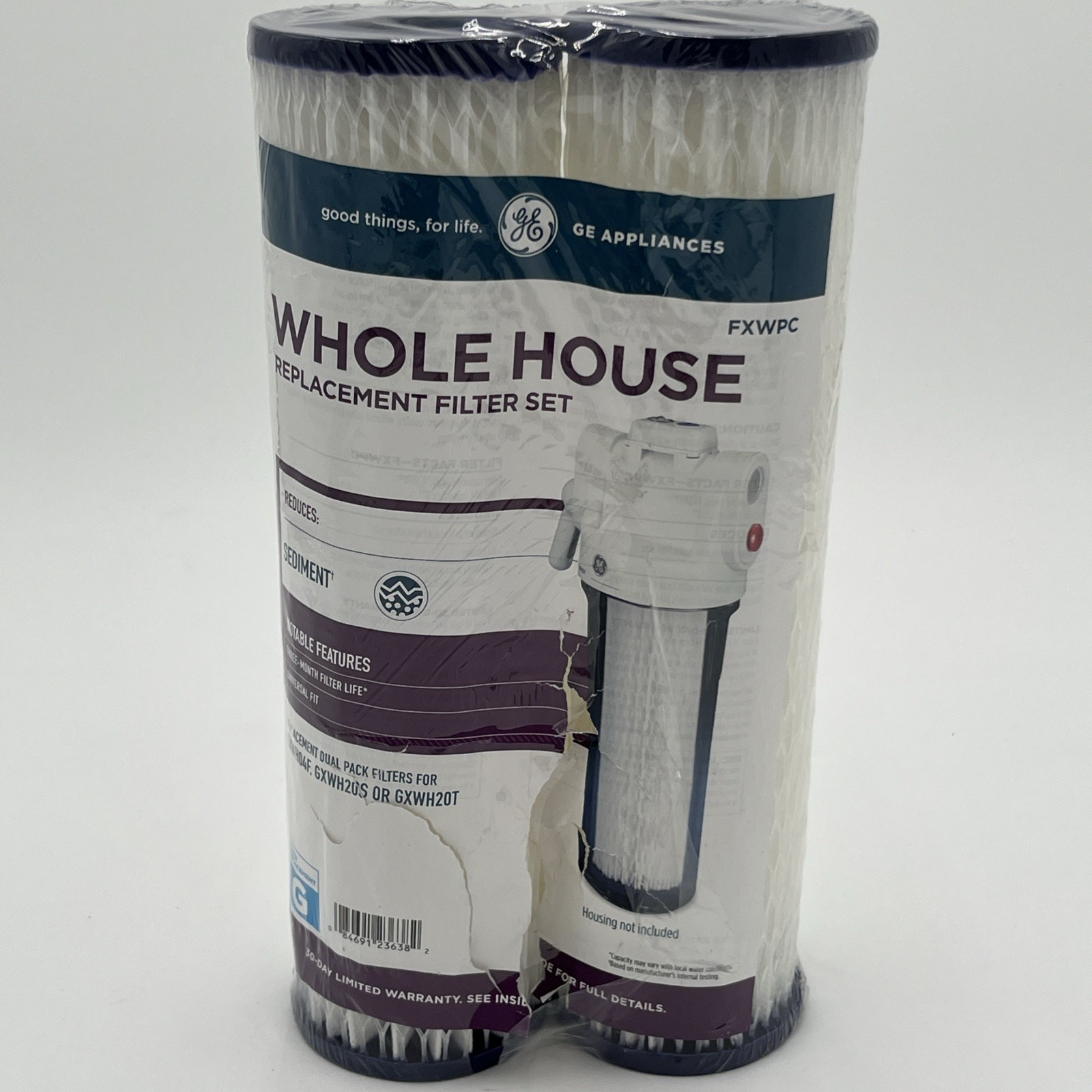 NEW!! Genuine OEM GE 2 Count Whole House Replacement Water Filter – FXWPC