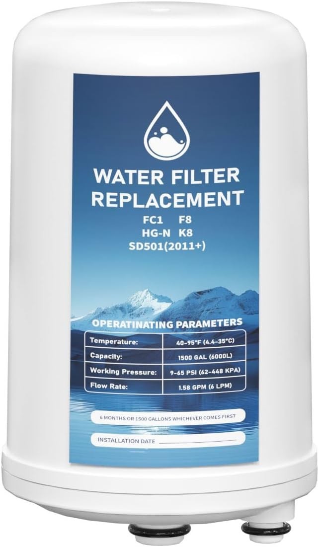 Activated Carbon Filter for Kangen Water Systems, Removes Impurities Effectively