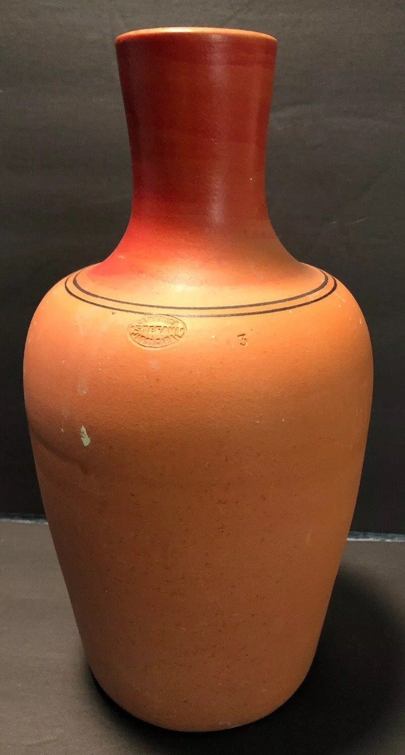 Cerâmica Stéfani Terracotta Brazilian Water Jug Crock 12” Made In Brazil