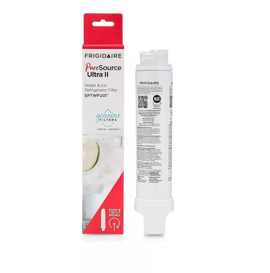 NEW 1 PACK Frigidaire EPTWFU01 Pure Source Ultra II Refrigerator Water Filter US