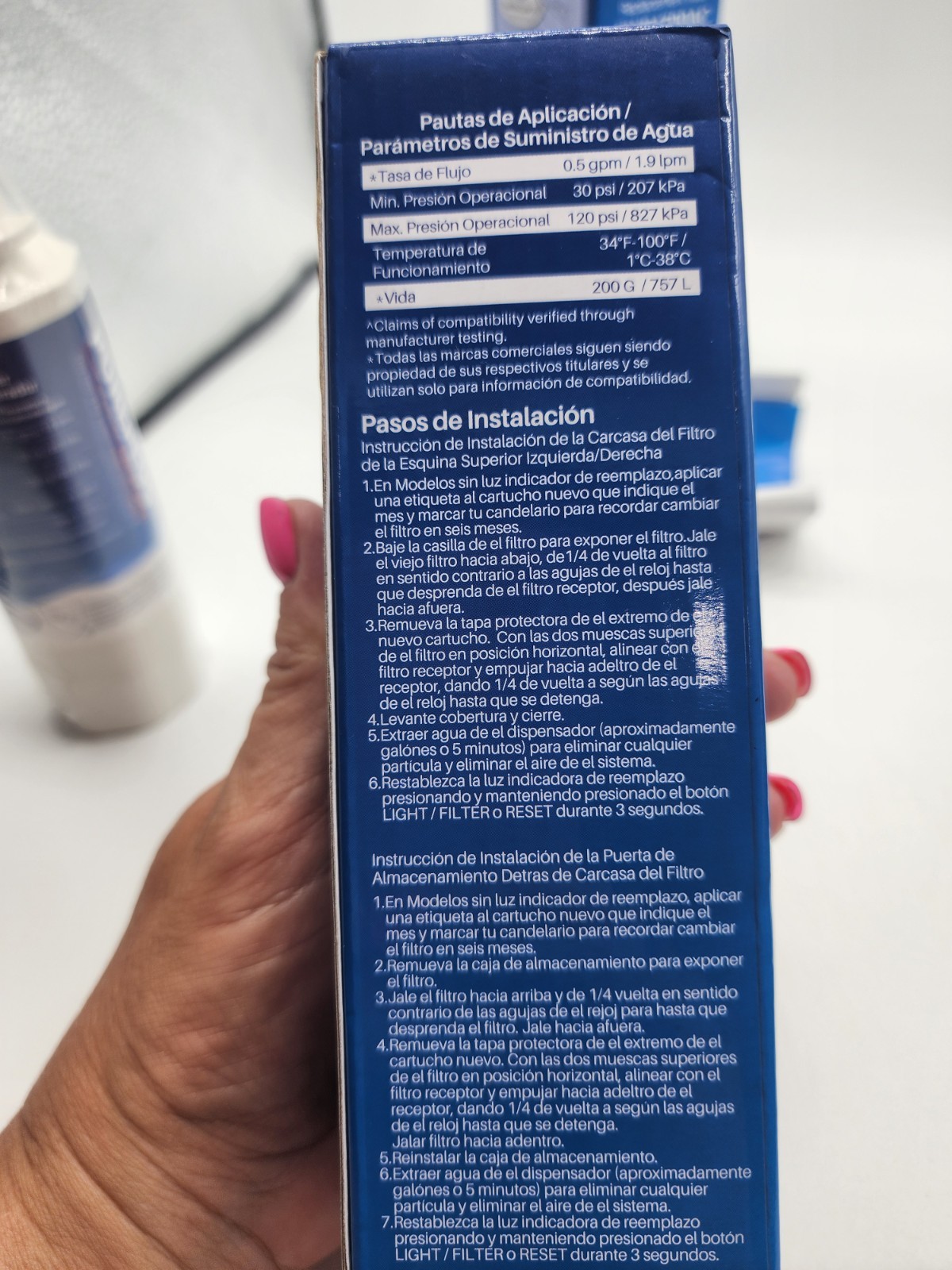 Pureplus RWF4700AC Replacement Refrigerator Water Filter Pack of 2