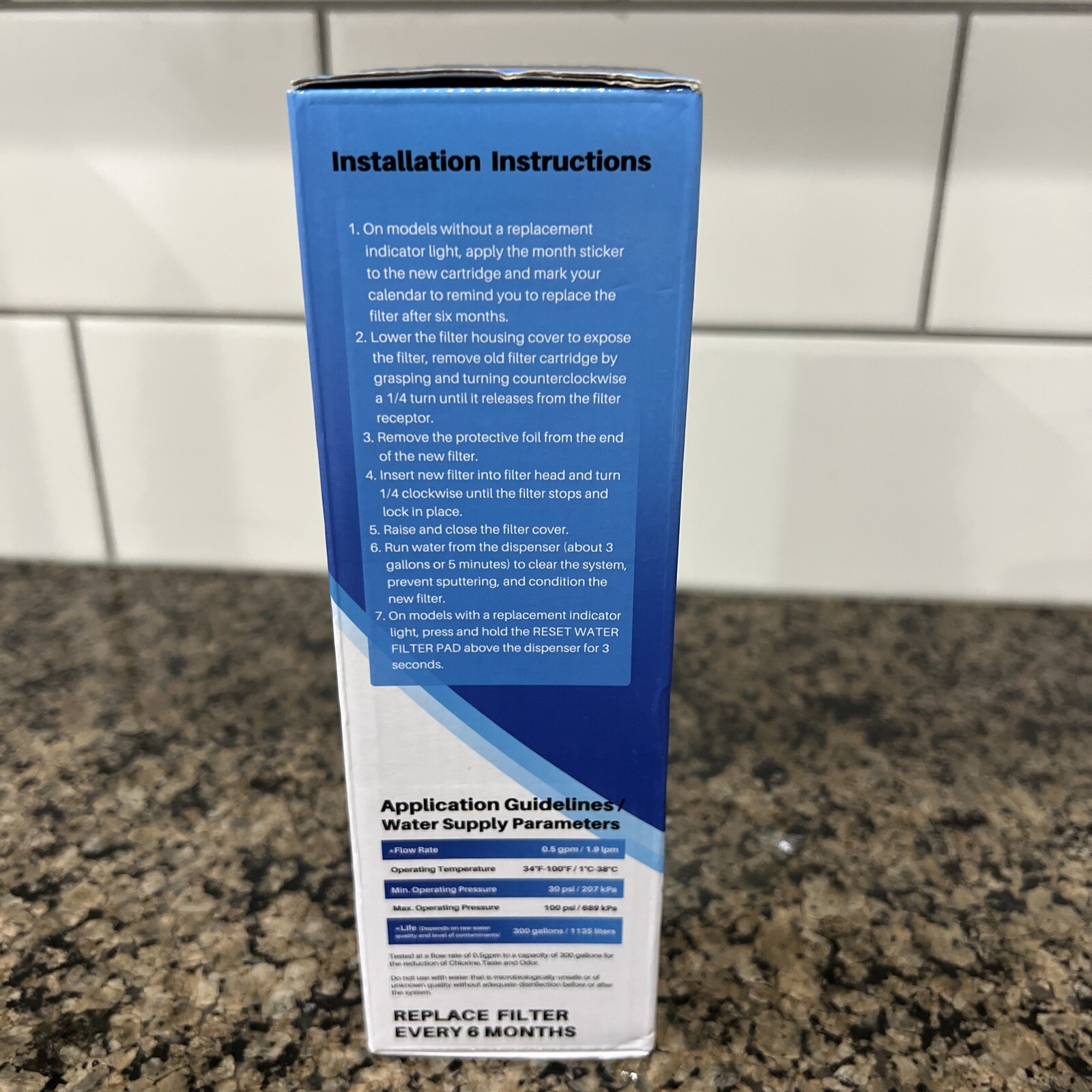 ICEPURE Refrigerator Water Filter – RWF0900A – for Amana, Kenmore, Maytag – New