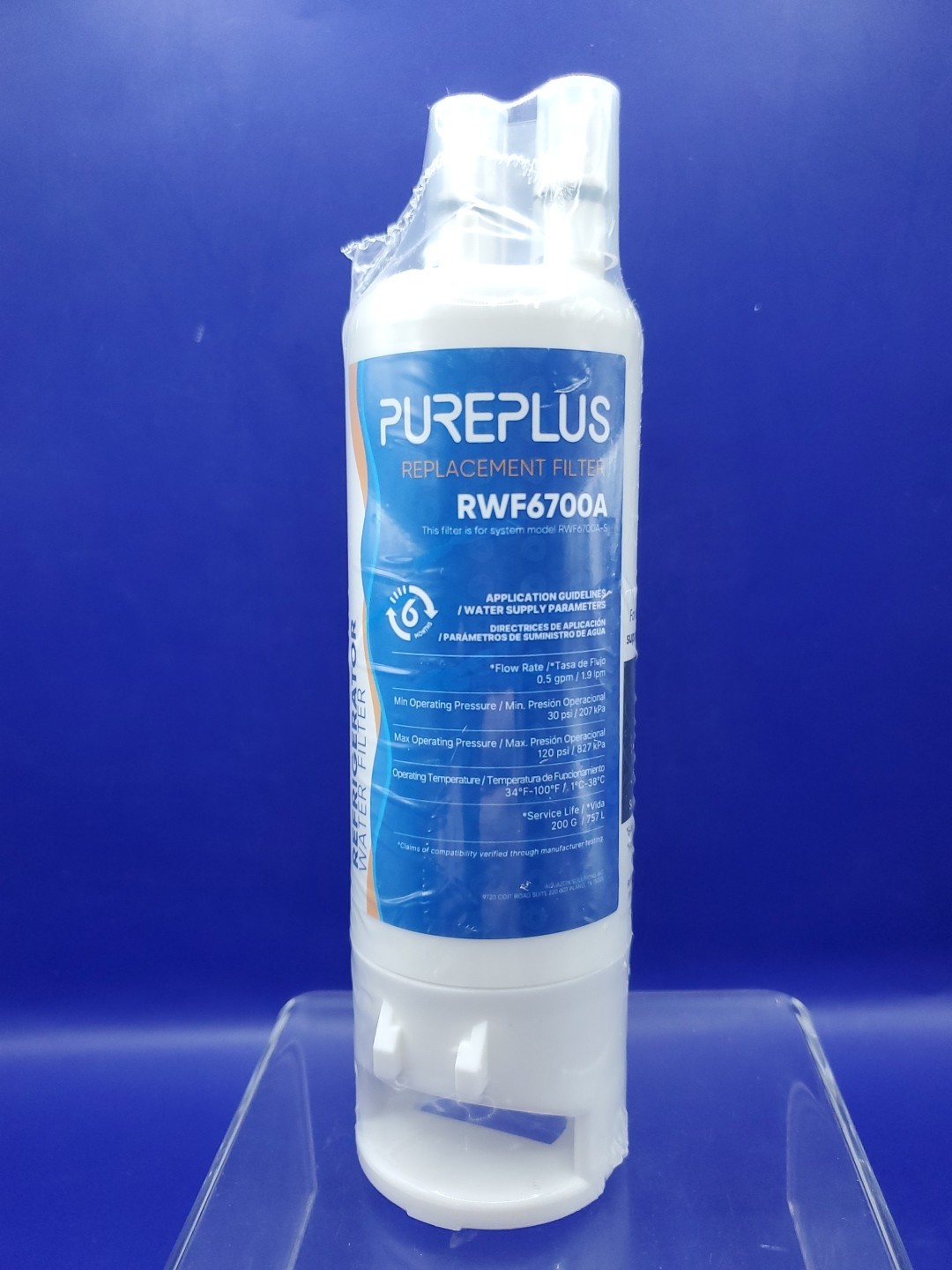 PurePlus Replacement Fridge Refrigerator Water Ice Filter RWF6700A New Sealed
