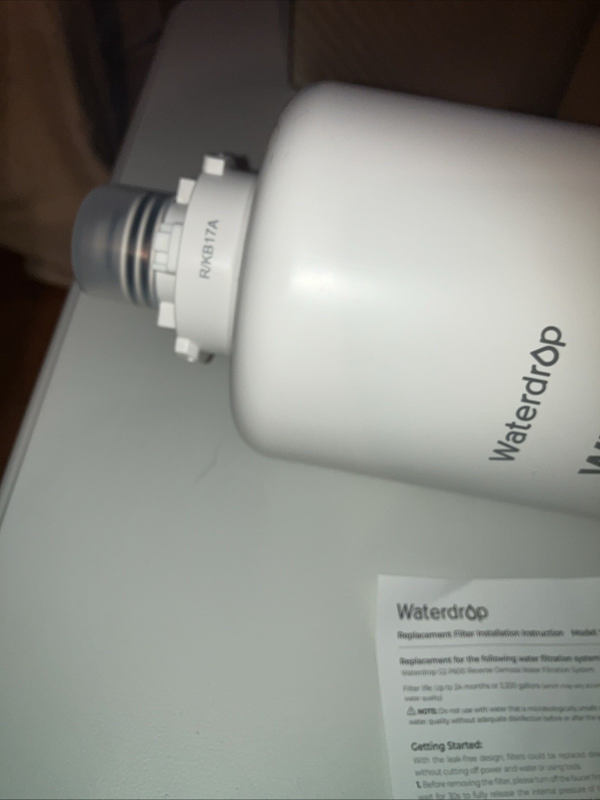 Waterdrop WD-G2P600-RO Filter Replacement for WD-G2P600-W Reverse Osmosis System
