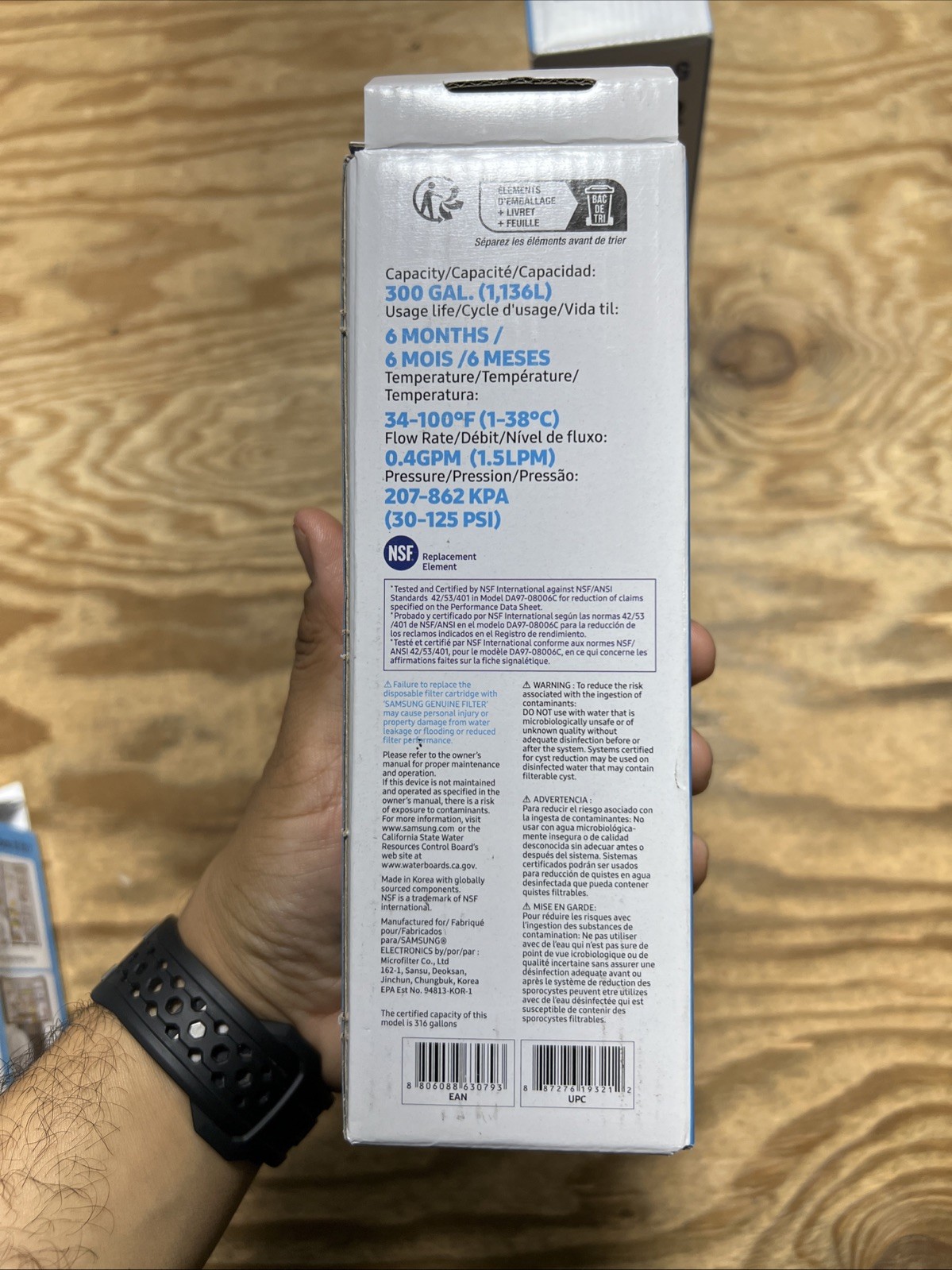 2x Samsung Genuine DA97-17376B Refrigerator Water Filter DA97-08006C HAF-QIN EXP