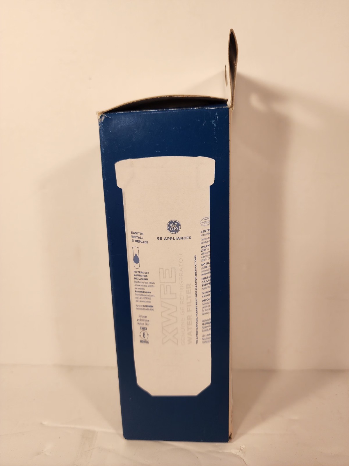 GE – Genuine XWFE Refrigerator Water Filter For Select French Door & Side-by-…