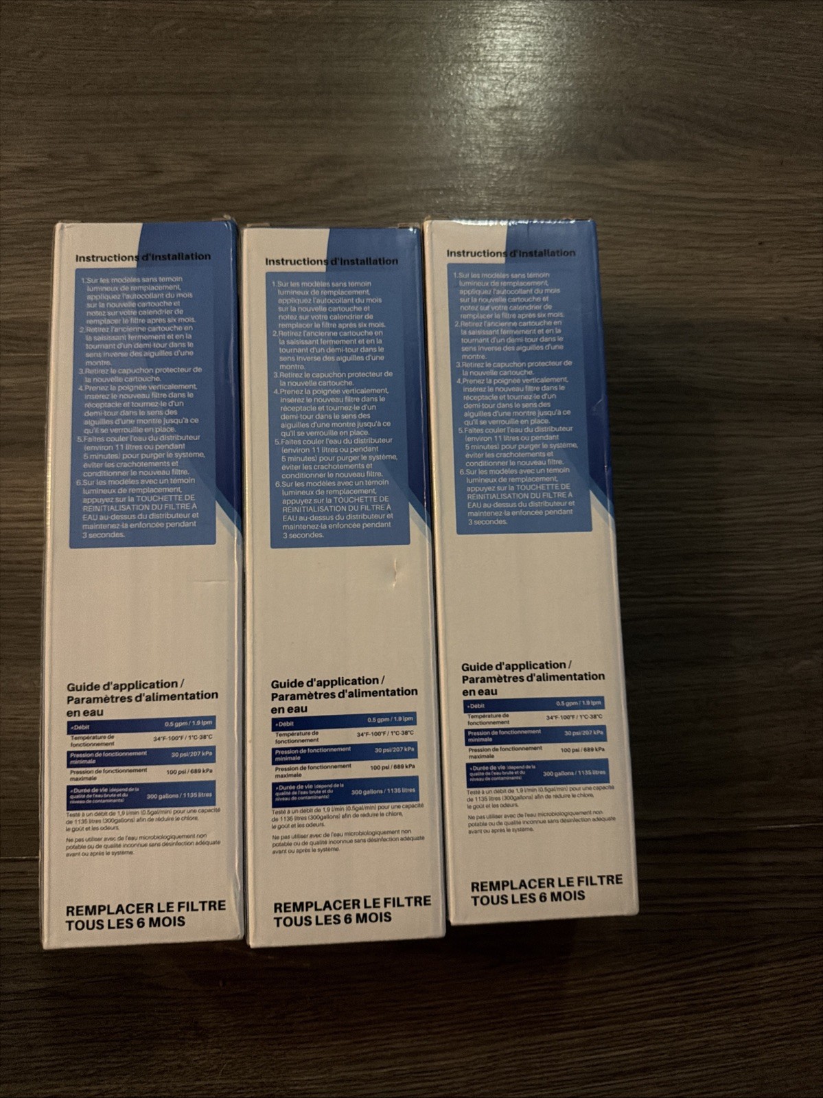 IcePure RWF0700A Water Filter 3 pack- Brand New, Unused, Open Box