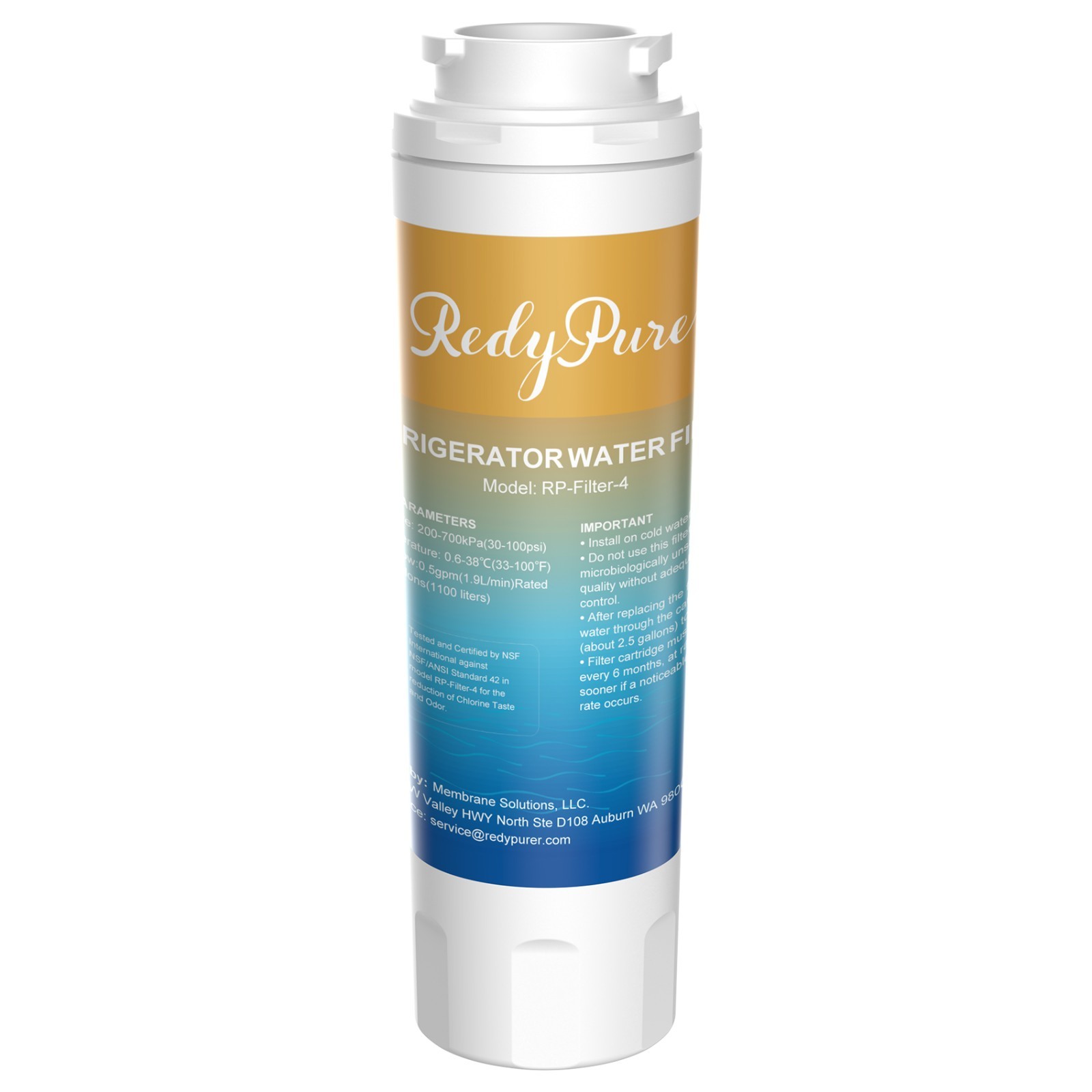 EveryDrop Filter 4 Water Filter Replacement for Whirlpool Refrigerator EDR4RXD1