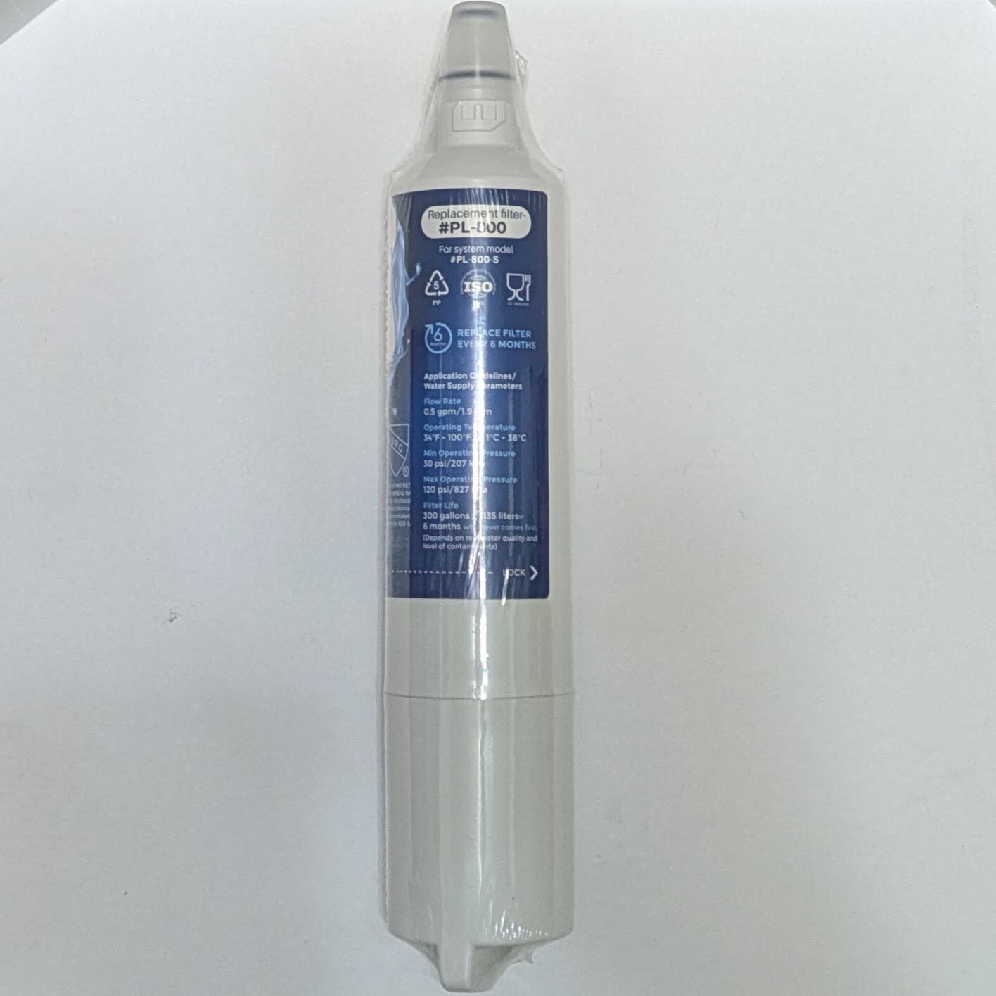 1 SEALED PureLine Refrigerator Water Filter PL-800s Filter LIfe 300 Gallons