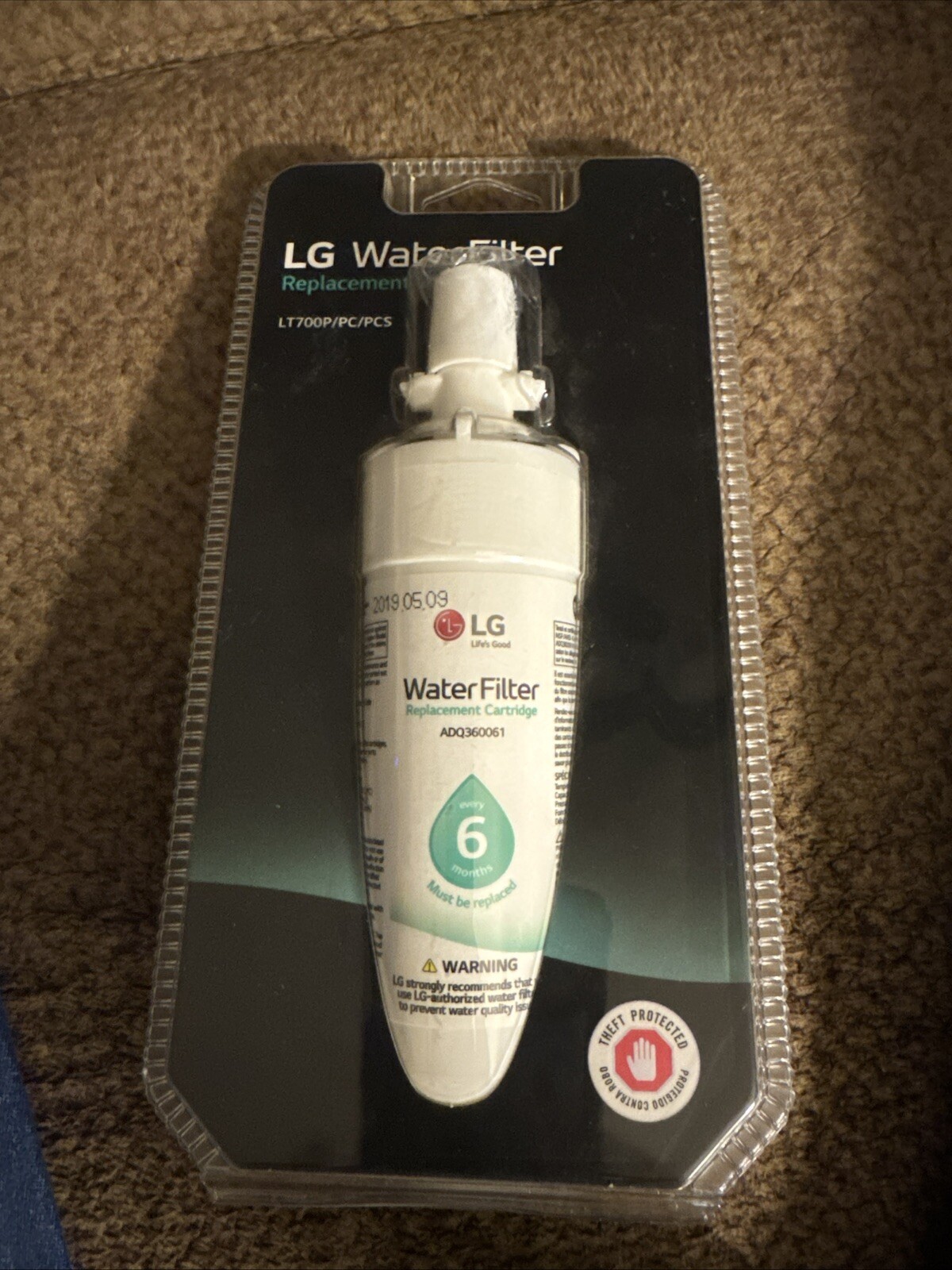 LG Genuine LT1000P/PC/PCS Refrigerator Replacement Water Filter