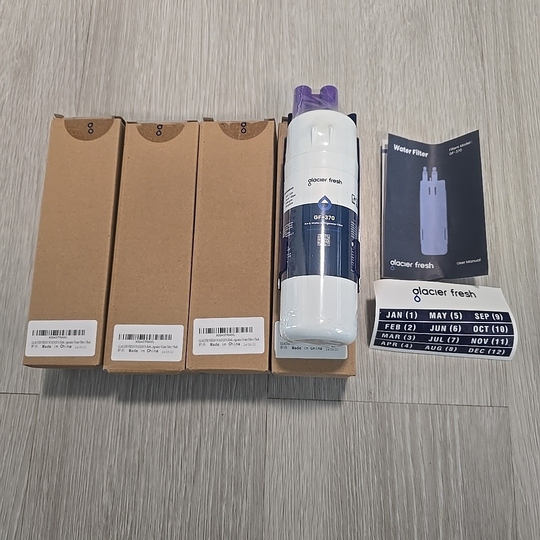 4 Pk Glacier Fresh GF-370 Water Filters – Free Shipping