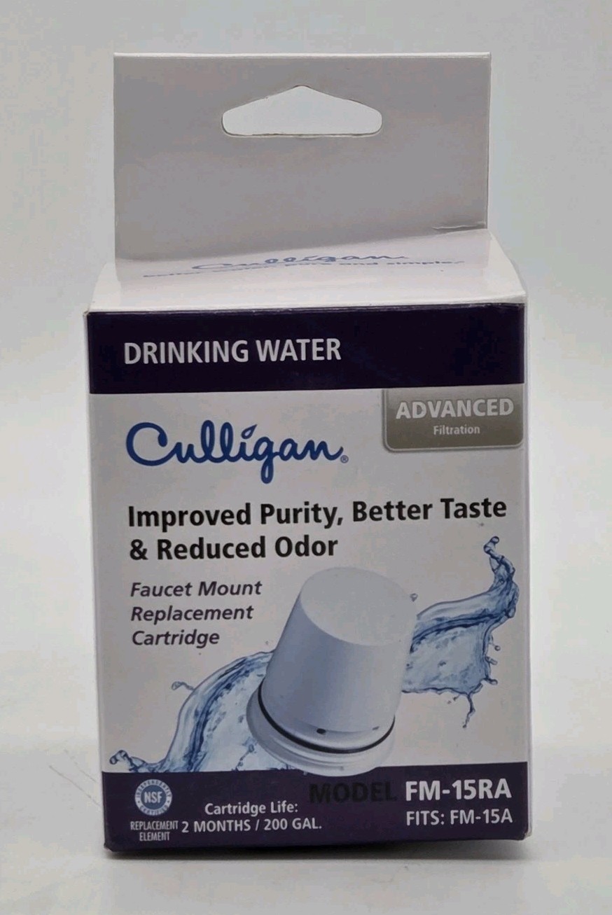 Culligan FM-15RA Replacement Water Filter Cartridge Advanced Filtration 200 Gal.