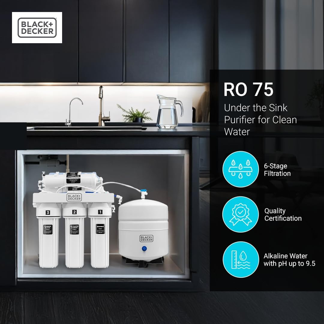 Alkaline 6-Stage RO Water Filter – Reduces PFAS, NSF/ANSI 58 Certified