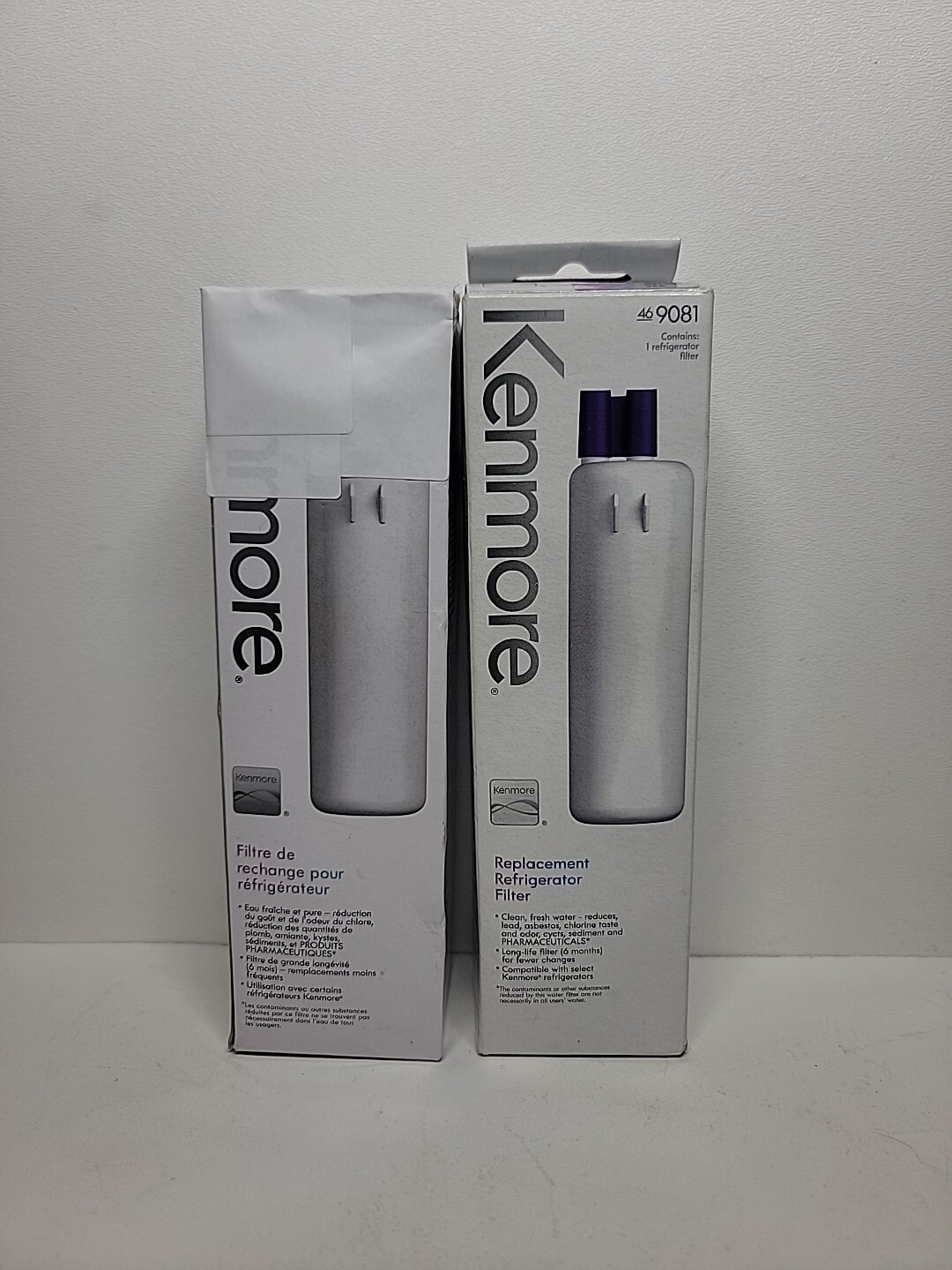 2 Pack 9081 Kenmore 469081 46-9930 Refrigerator &Water Filter