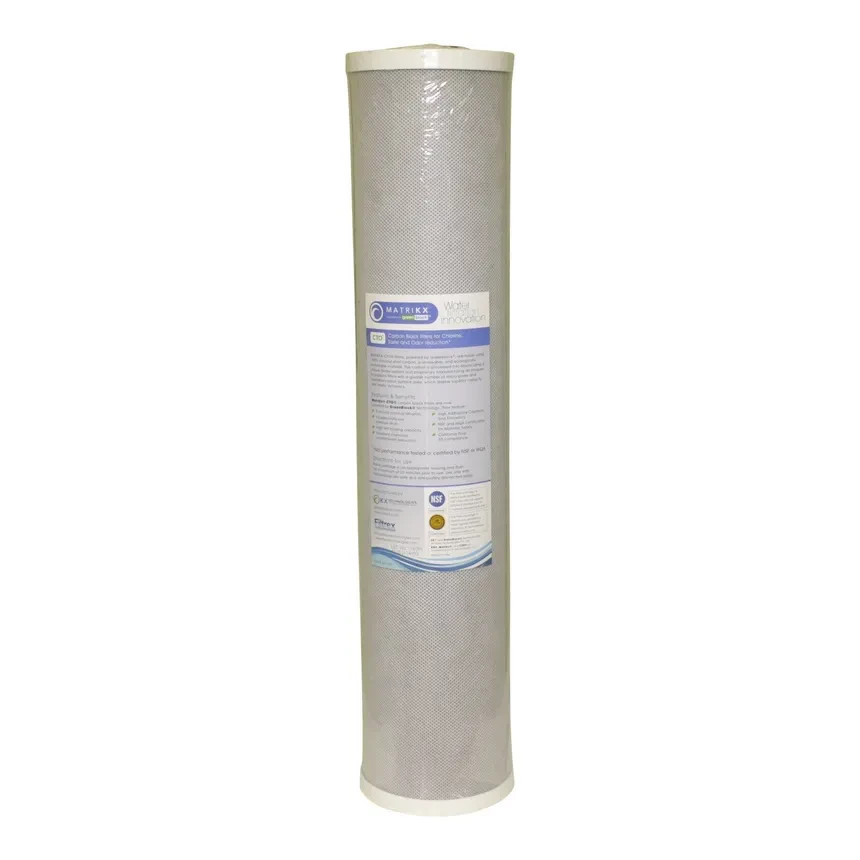 Matrikx 32-450-20-MATRIKX CTO 5-Micron 4.5″x20″ Chlorine/Taste/Odor