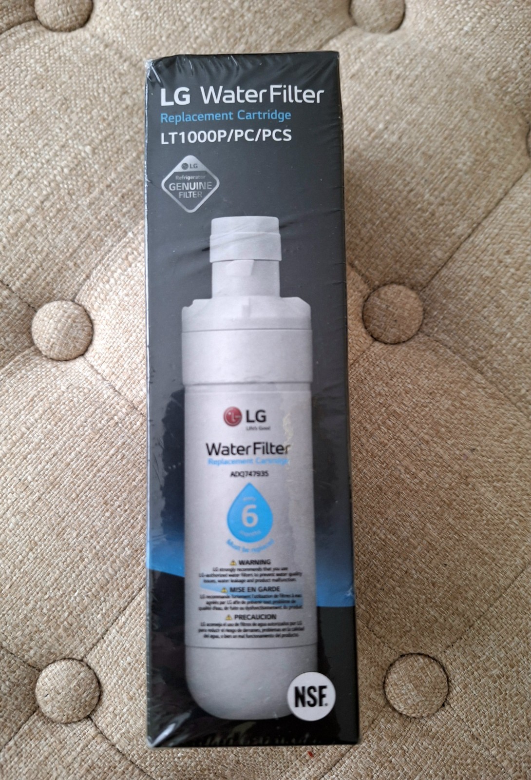 ⚜️Genuine LG LT1000P Refrigerator Water Filter OEM White Factory Sealed