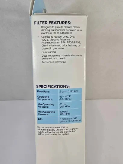EarthSmart S-2 Replacement Filter, Refrigerators 300 gallons, Samsung HAF-CINS
