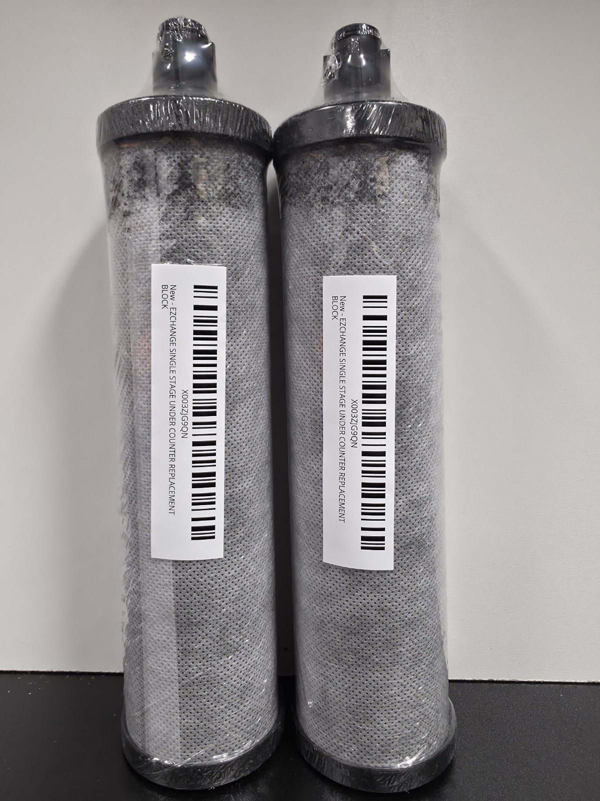 EZCHANGE Single Stage Under Counter Carbon Replacement Block Lot of 2 NEW/SEALED