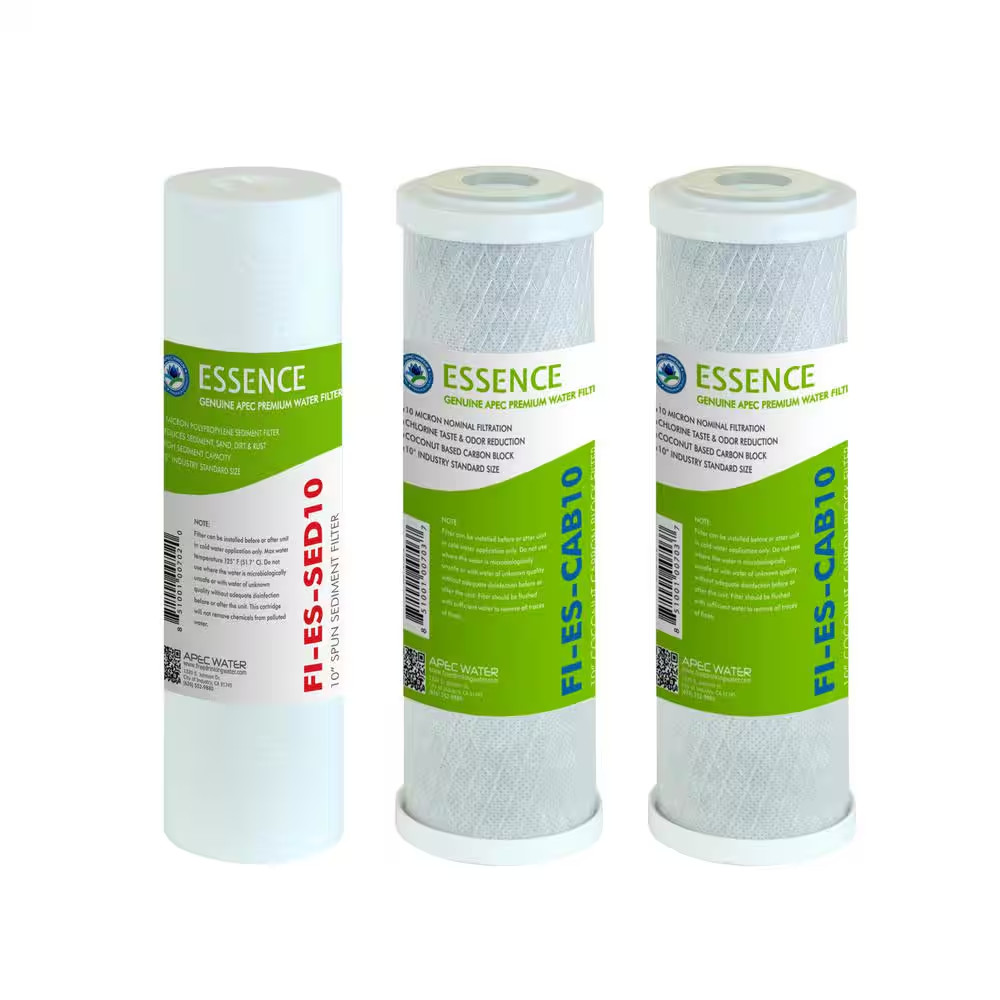 Essence 10 In. Standard Capacity 3-Stage Replacement Pre-Filter Set