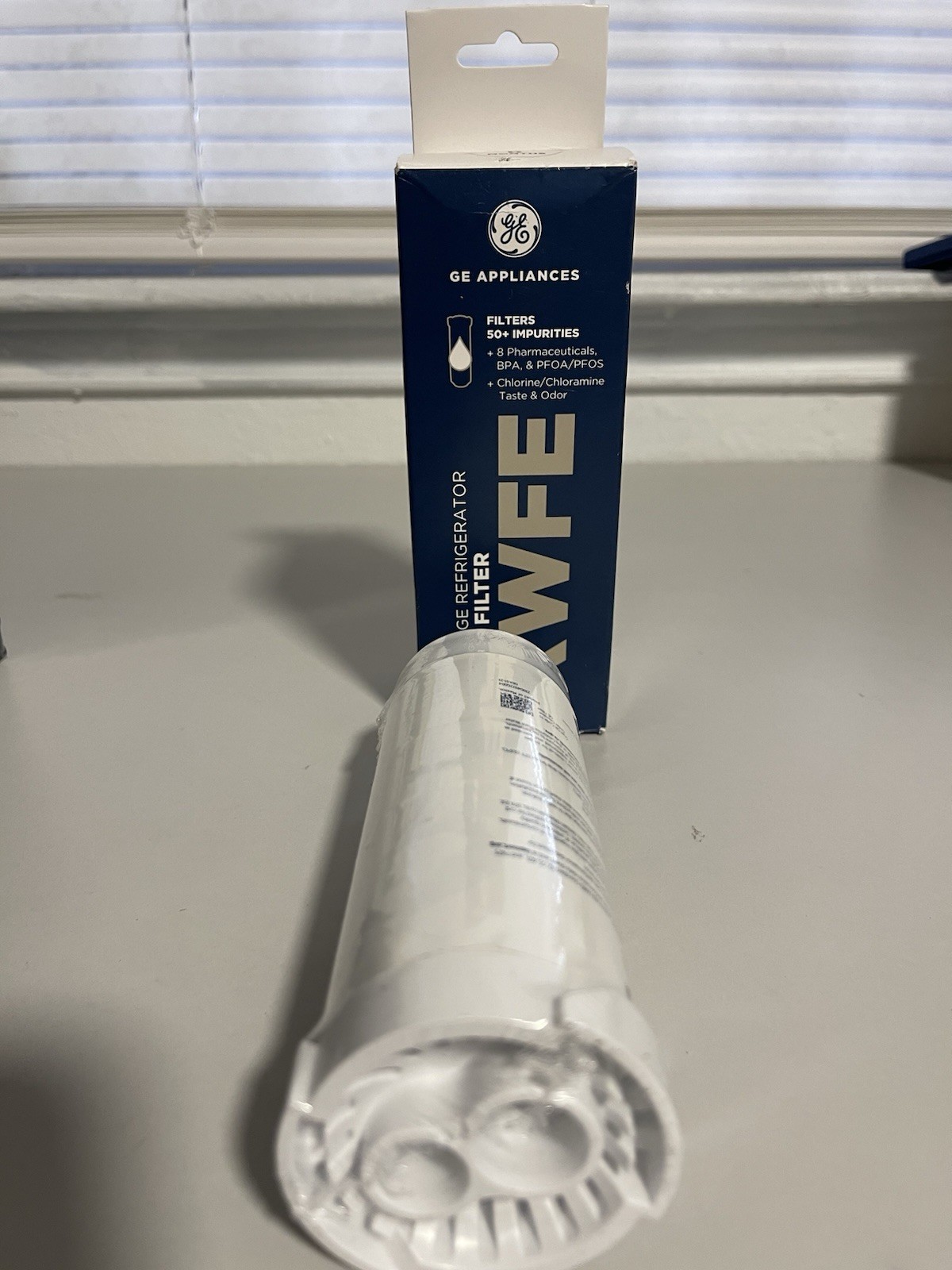 Genuine GE XWFE Refrigerator Filter, New, Sealed, W/ CHIP