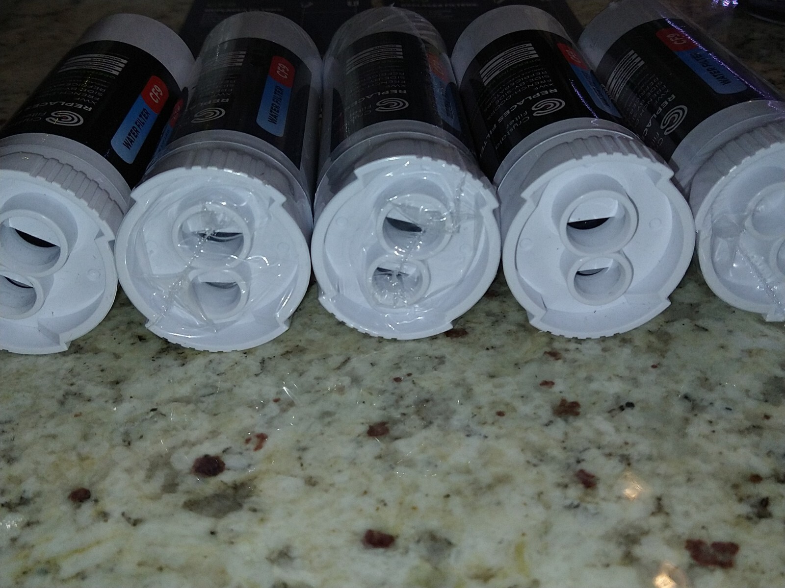 Crystala Filters 5 Pack Replaces Filters XWF, French Door & Side-by-side CF9 New