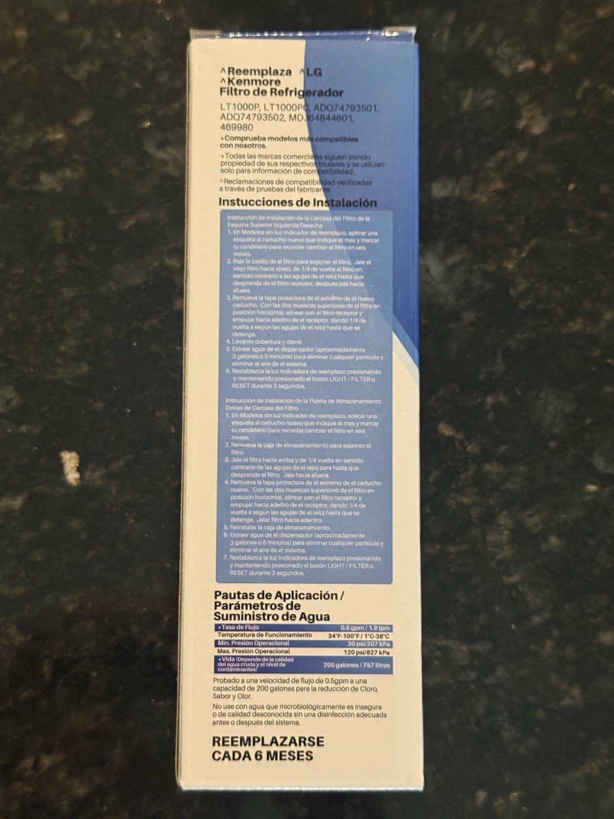 NEW – IcePure RWF0700A Water Filter LG Kenmore Refrigerator Water Filter