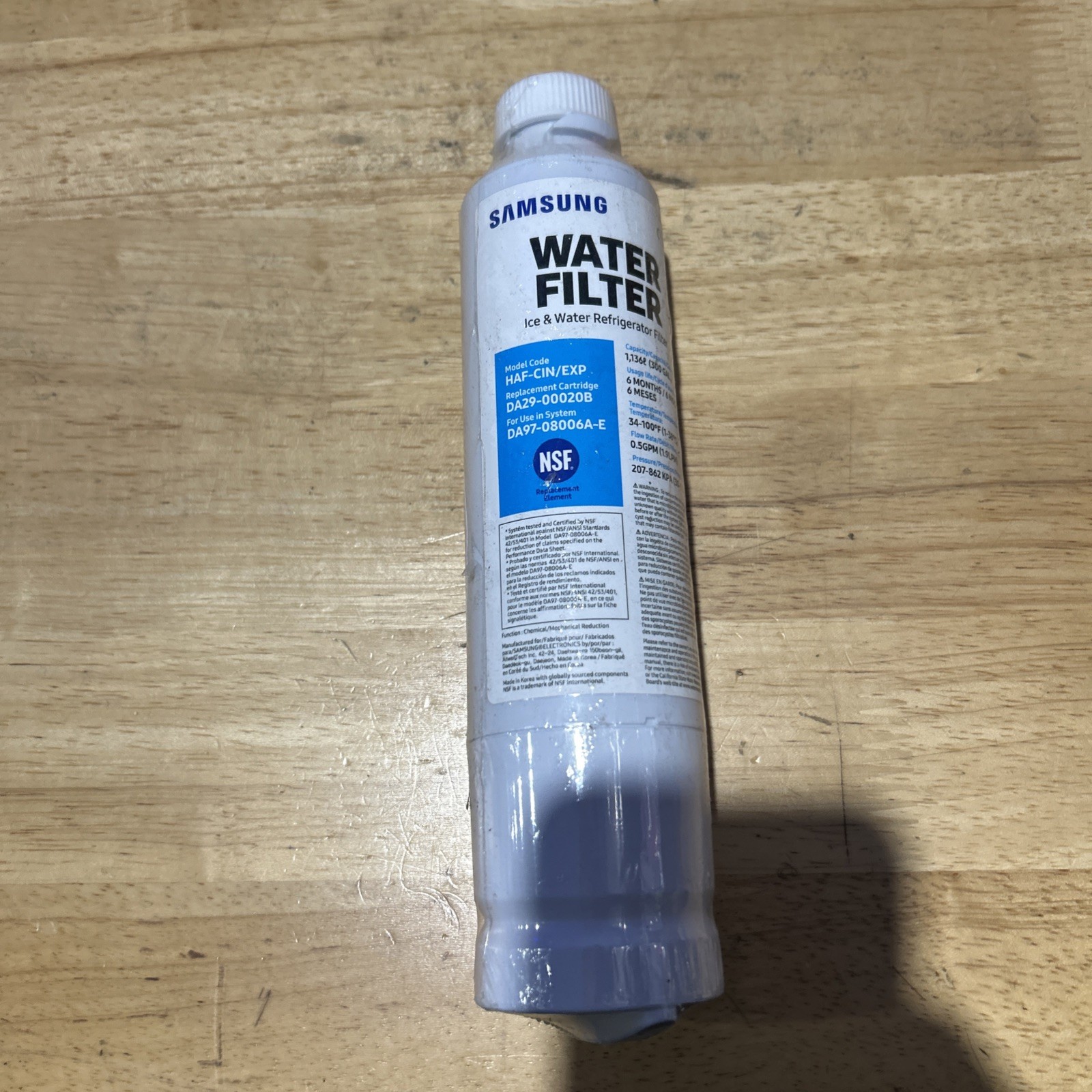 Samsung Refrigerator Water Filter