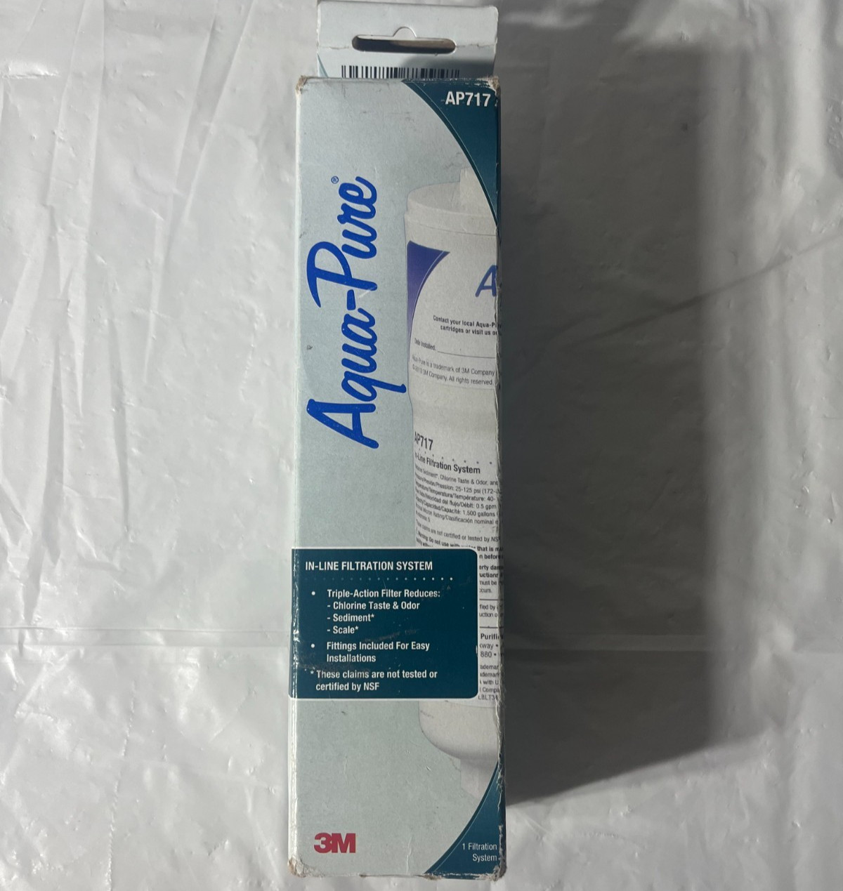 Aqua-Pure AP717 In-Line Water Filter, Chlorine, Sediment Removal, 1,500 gal