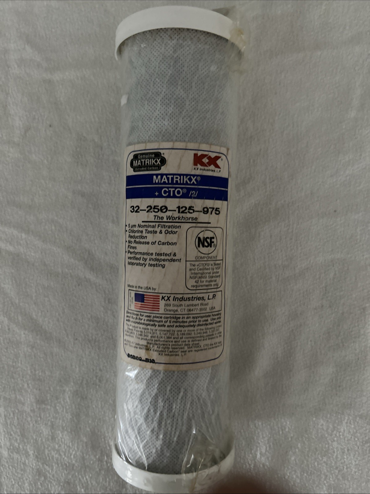 MatrikX + CTO /2/ 32-250-125-975 Micron Whole House Carbon Filter