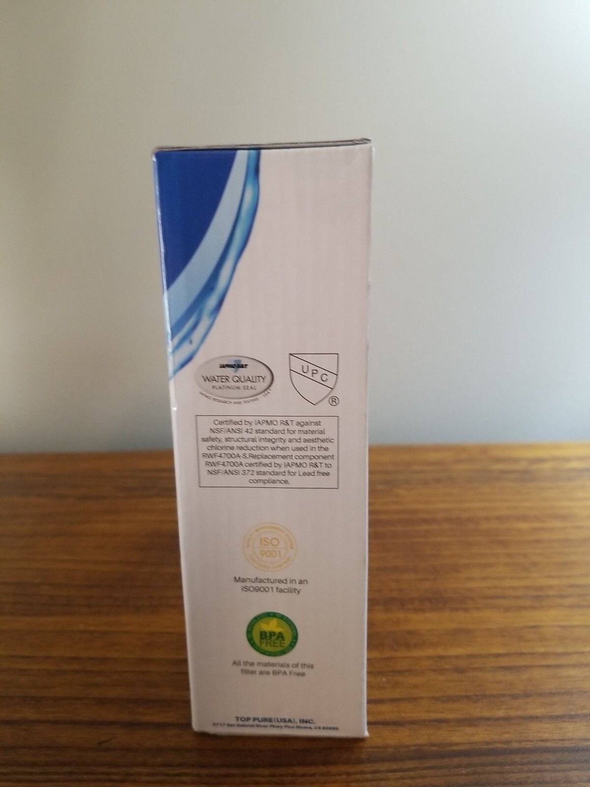 Ice Pure Refrigerator Water Filter RWF4700A LG Kenmore Opened packaging