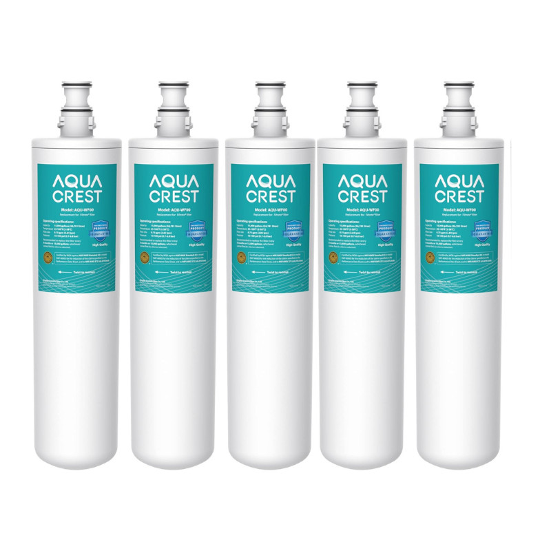 AQUA CREST Under Sink Water Filter, 3US-PF01,Replacement for 3US-MAX-F01H,(5)