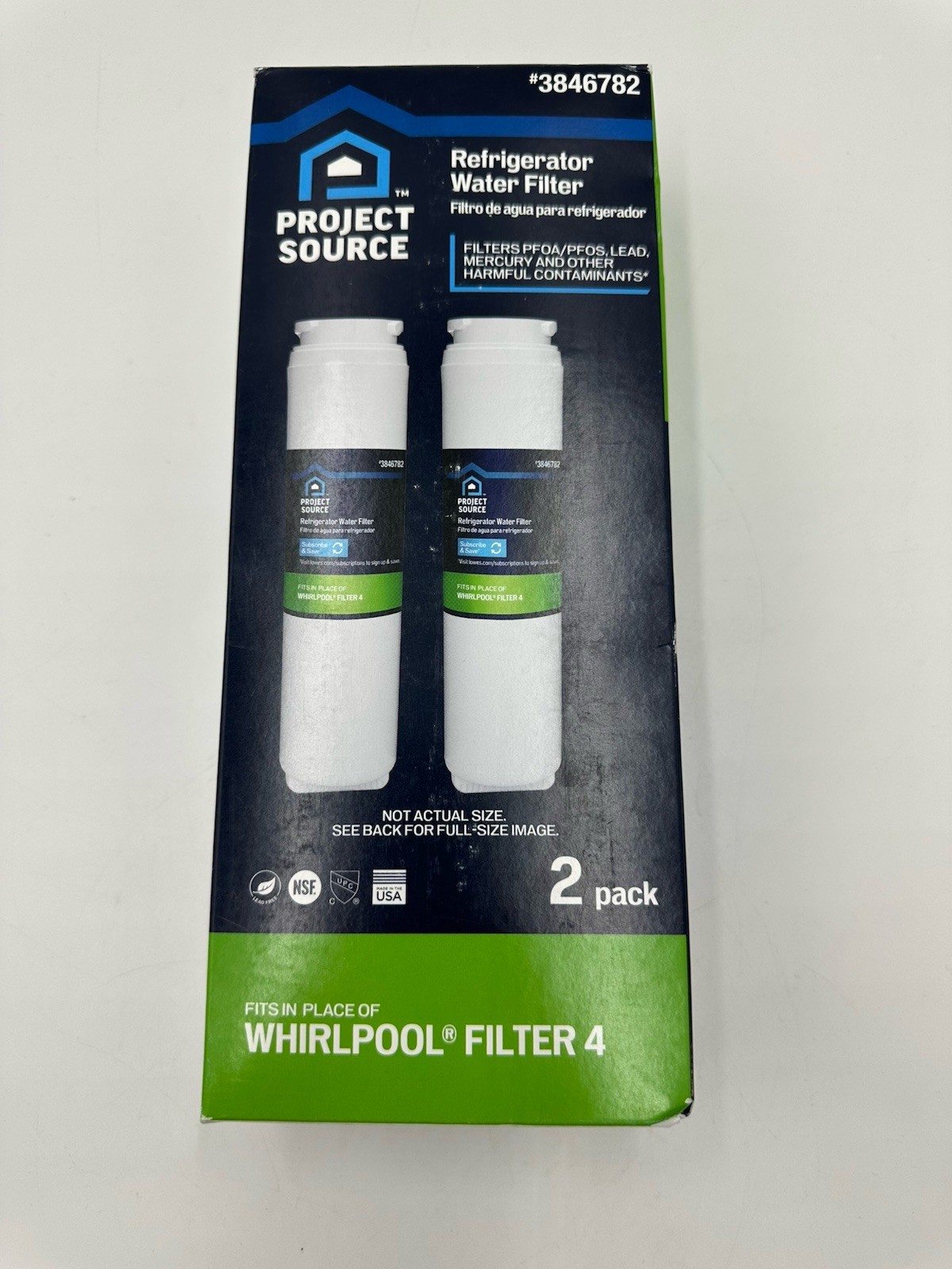 Project Source Refrigerator Water Filter M-2-2 #3846782 for Whirlpool Filter 4