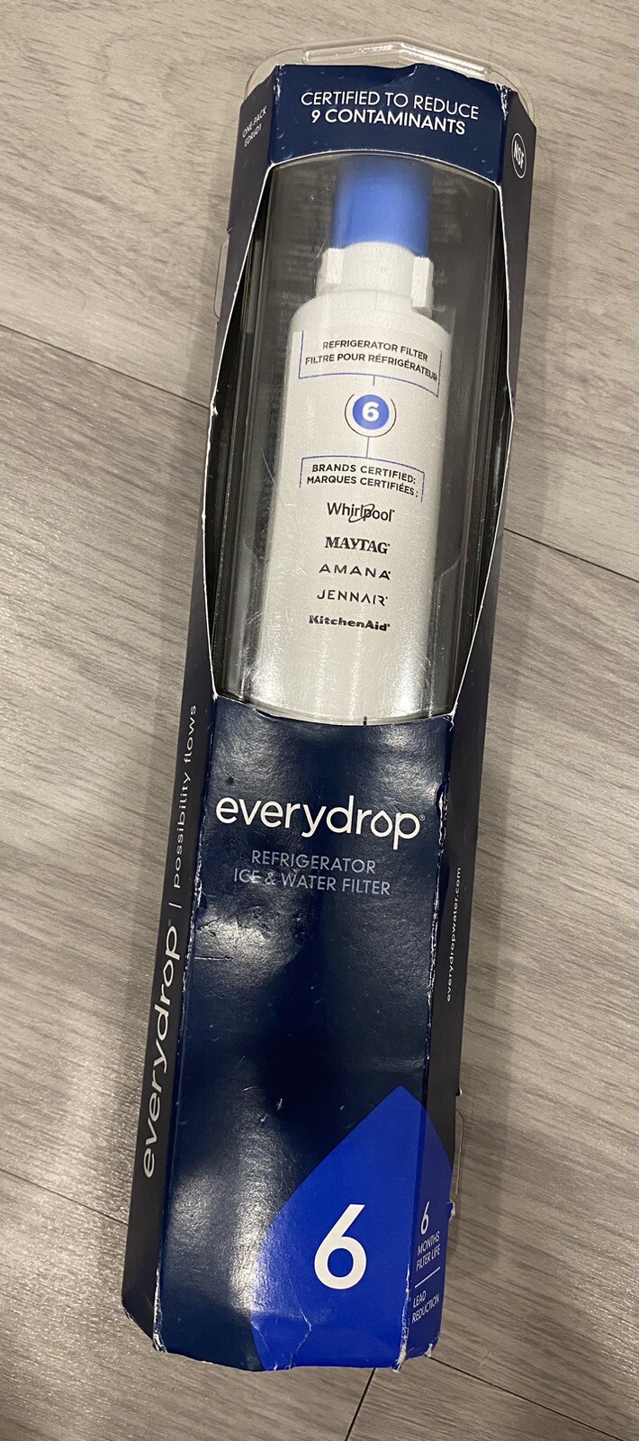 Everydrop Refrigerator Ice & Water Filter 6 Months Filter Life EDR3R