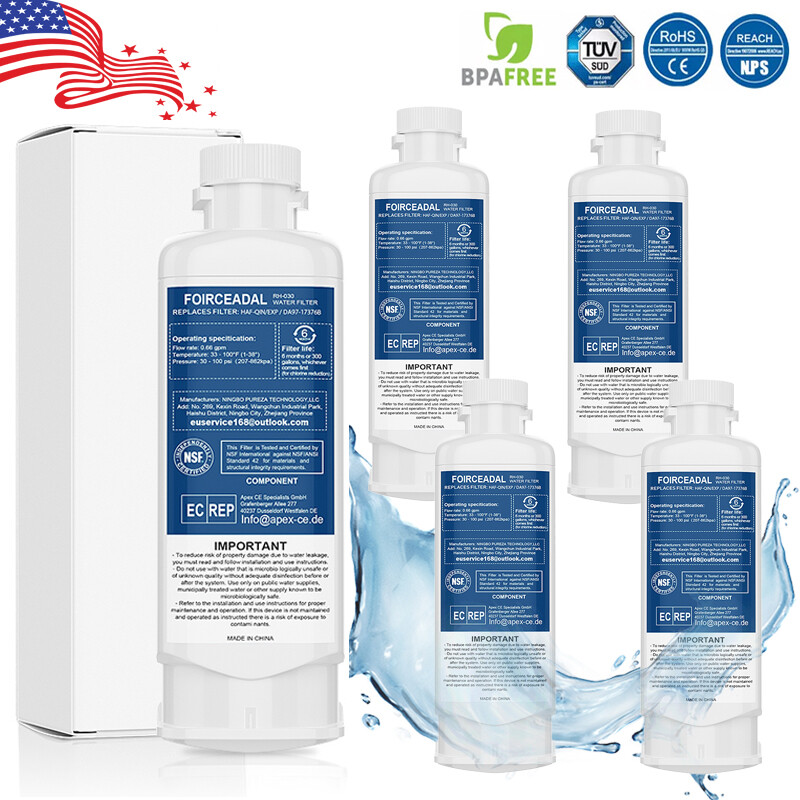 1/2/3/4 Pcs for Samsung DA97-17376B HAF-QIN/EXP Refrigerator Water Filter NEW