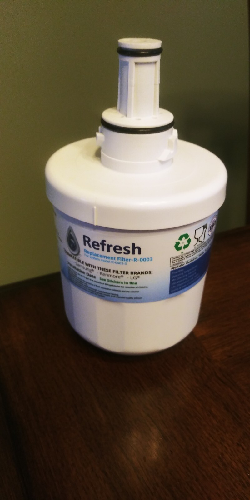 Replacement For Samsung, Kenmore and LG Refrigerator Water Filter – by Refresh