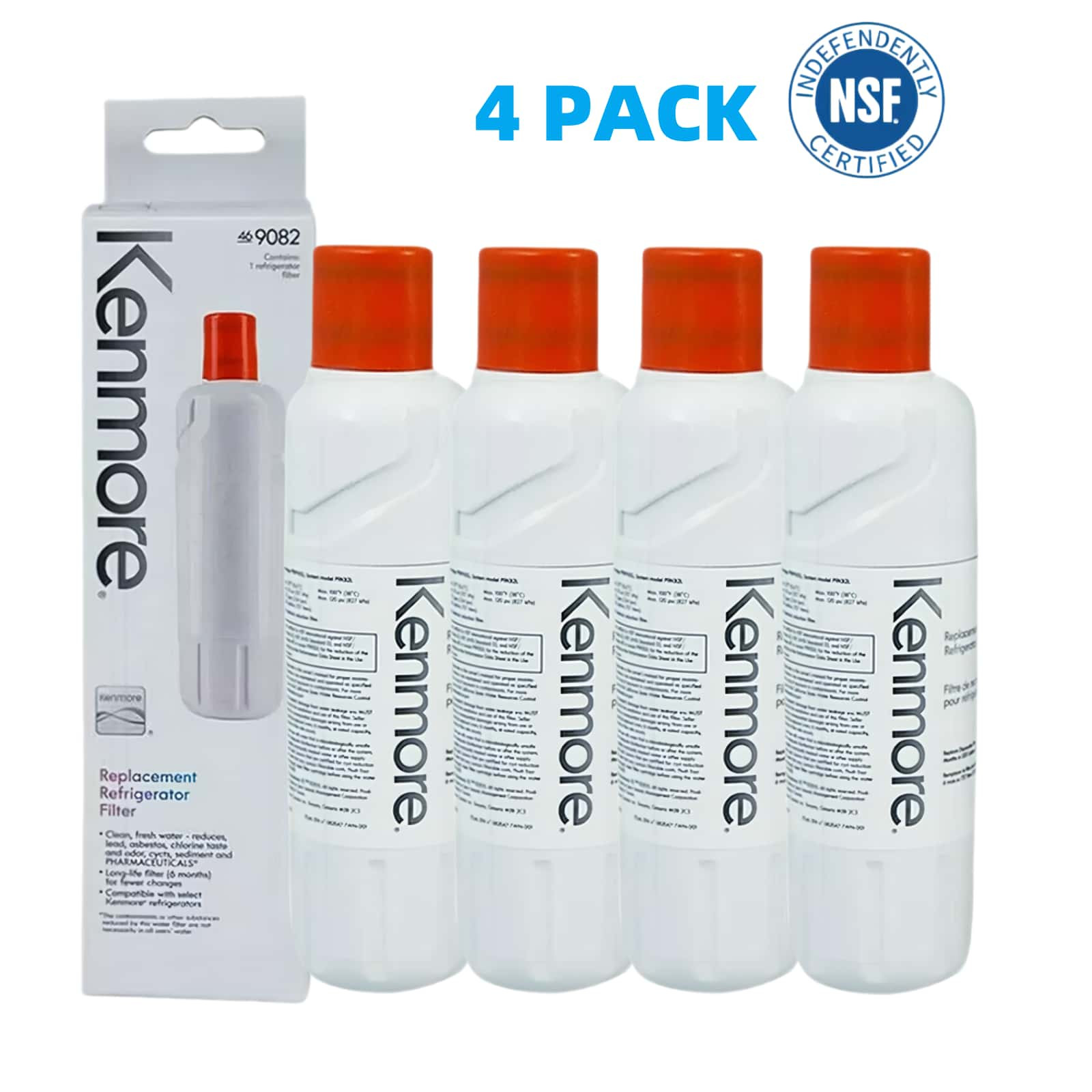 5 Pcs Kenmore 9082 469082 Refrigerator Water Filter 46-9082 US stock-NEW SEALED