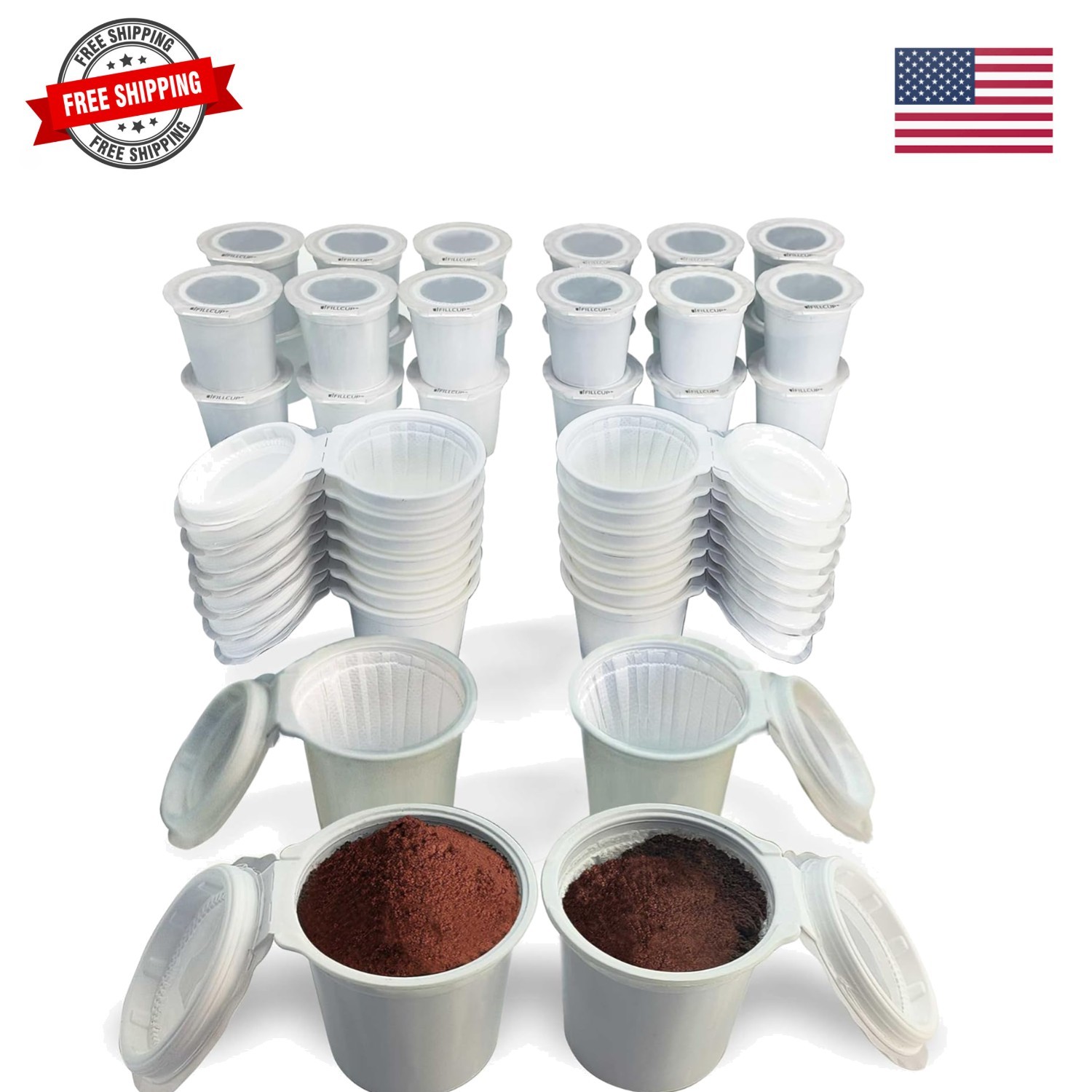 42 Fillable K Cups – Ultrafine Filter for Sediment-Free Brew, Universal K Cup…
