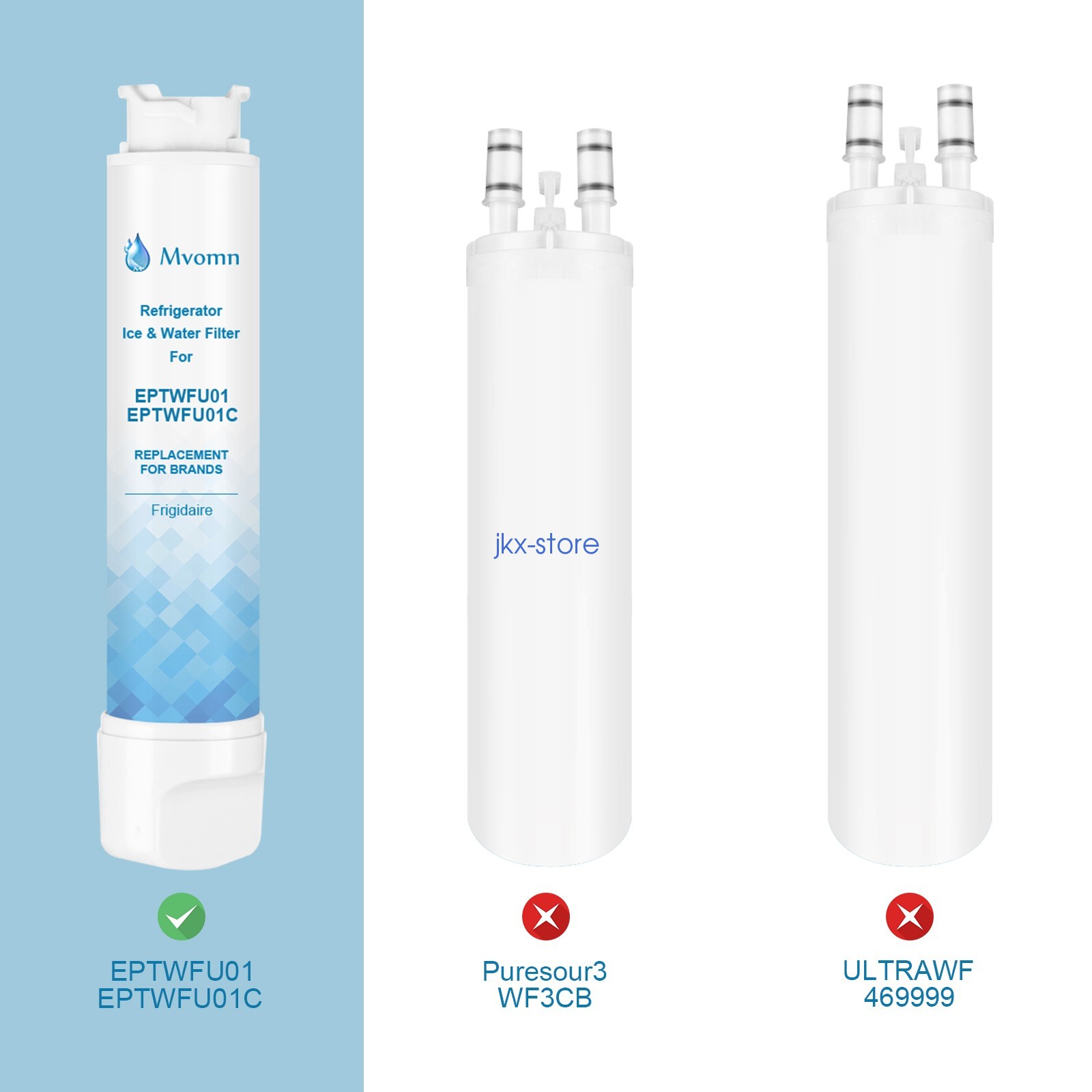 2 PACK NEW Frigidaire EPTWFU01 Pure Source Ultra II Refrigerator Water Filter
