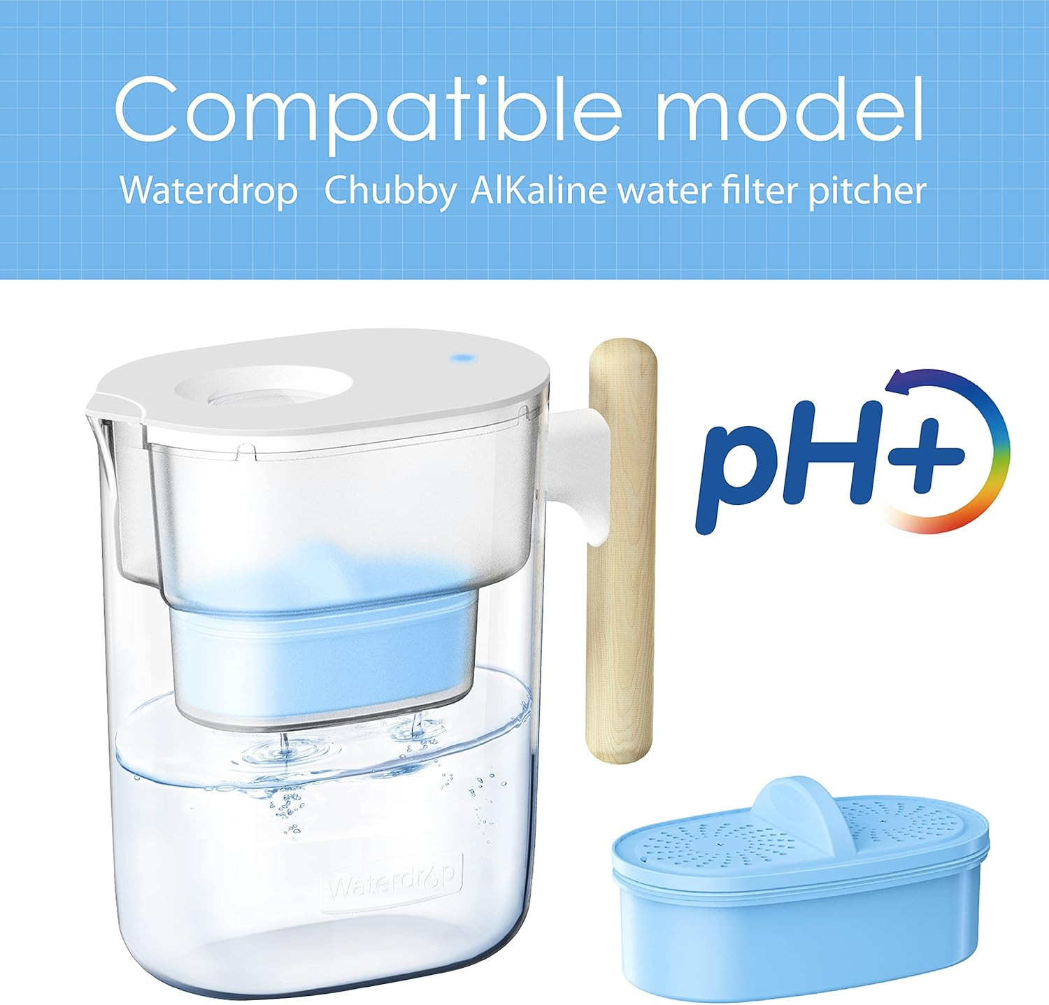 [Original] Waterdrop WD-PF-AL Replacement Alkaline Filters for All Waterdrop Pit