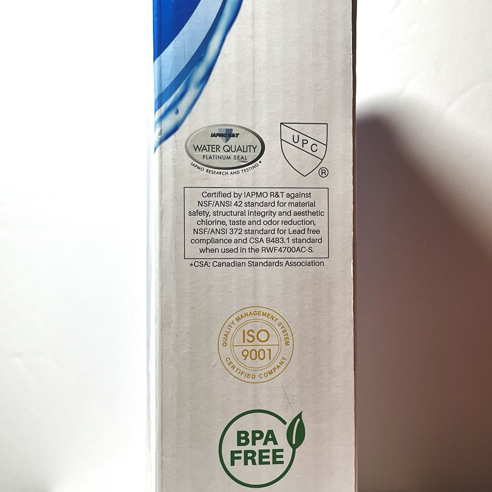 IcePure RWF4700AC Refrigerator Water Filter Replacement NIB Sealed filter