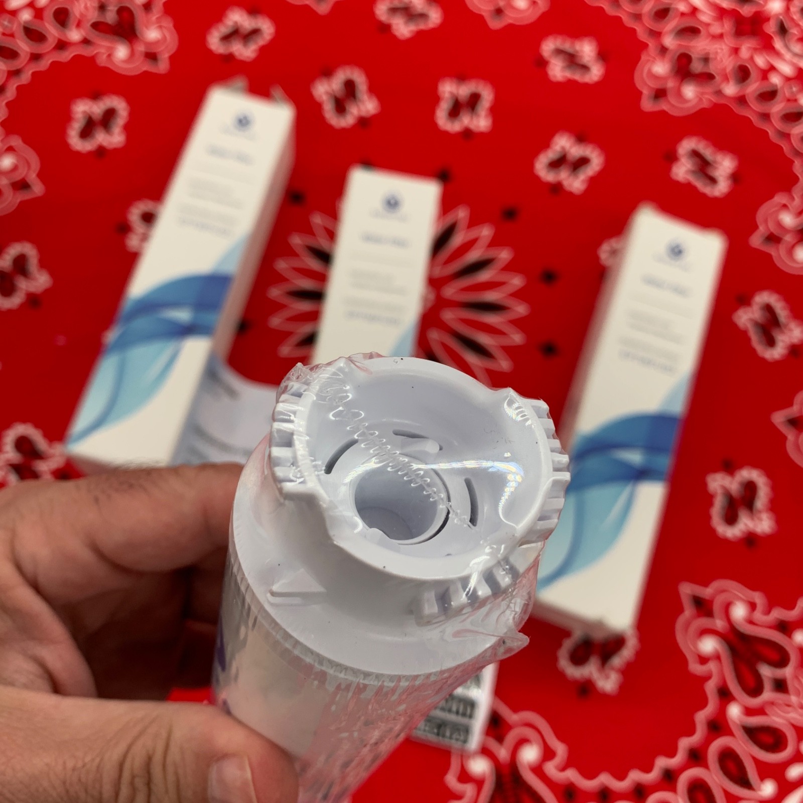 LOT of 3 AQUSTAL Water Filters for Frigidaire Refrigerator EPTWFU01 Aftermarket