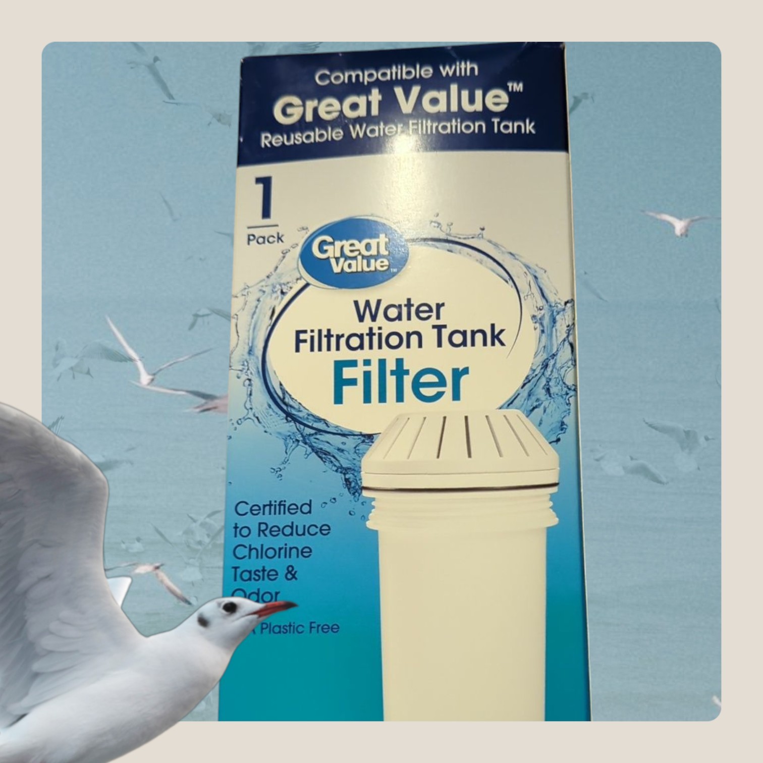 Great Value Water Filtration Tank Replacement Filter: New, Factory Sealed