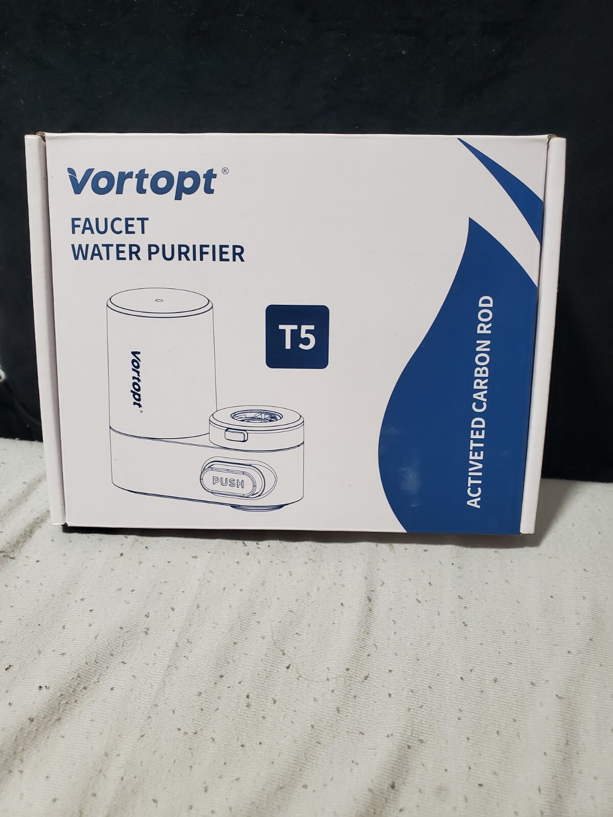 Faucet Water Filter, Mechanical Switch Button – 350 Gallons Water Purifier