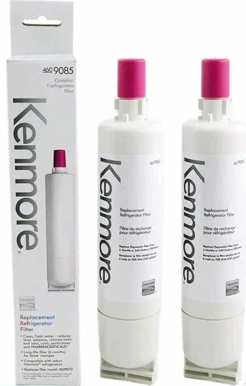 2 Pack Kenmore 9085 46-9085 Replacement Refrigerator Water Filter 46-9010 #364