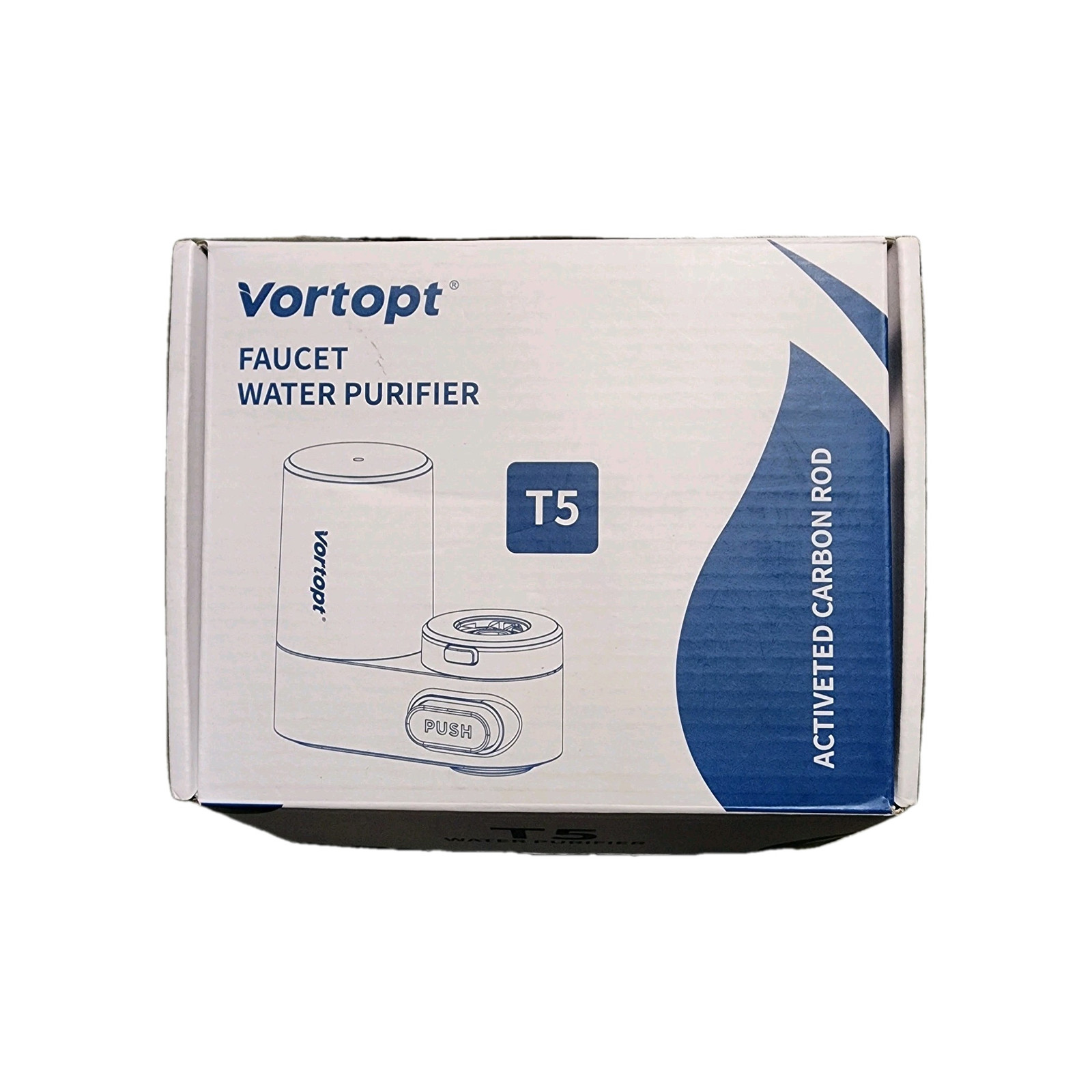 Vortopt Faucet Water Purifier, 350 Gallon Capacity.