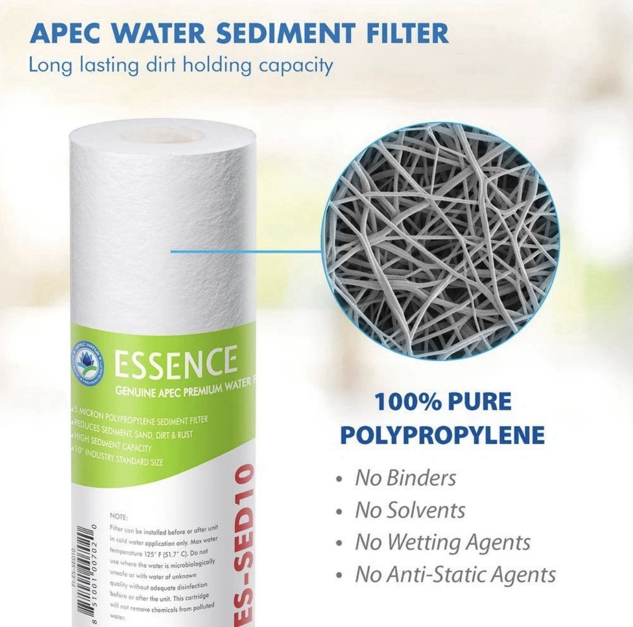 Essence 10 In. Standard Capacity 3-Stage Replacement Pre-Filter Set