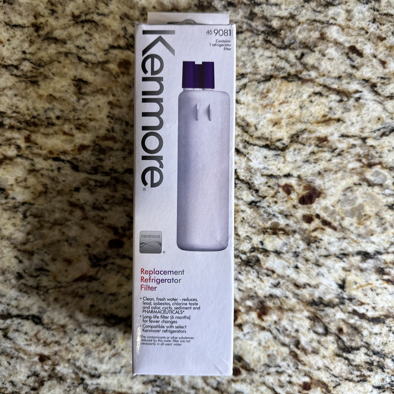 Kenmore 469081 Refrigerator Water Filter – White