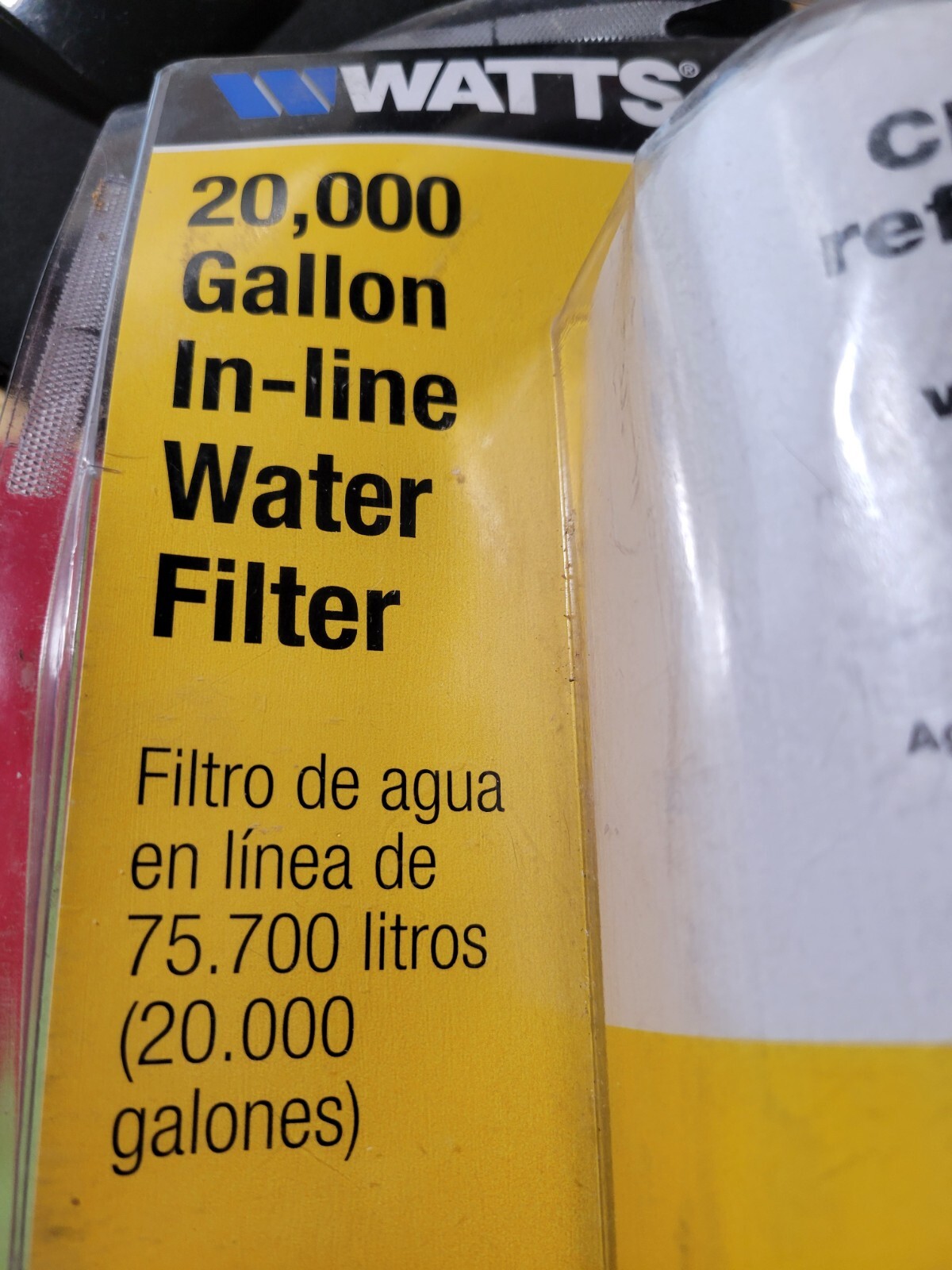 Watts IL-20K 20,000 Gallon In-Line Water Filter New Damage Package!