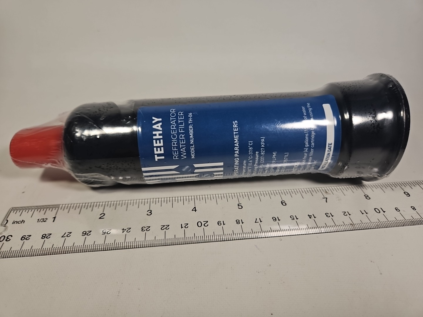 Teehay Refrigerator Water Filter TH-06 30/120psi, .5 gpm, 2000 gallon