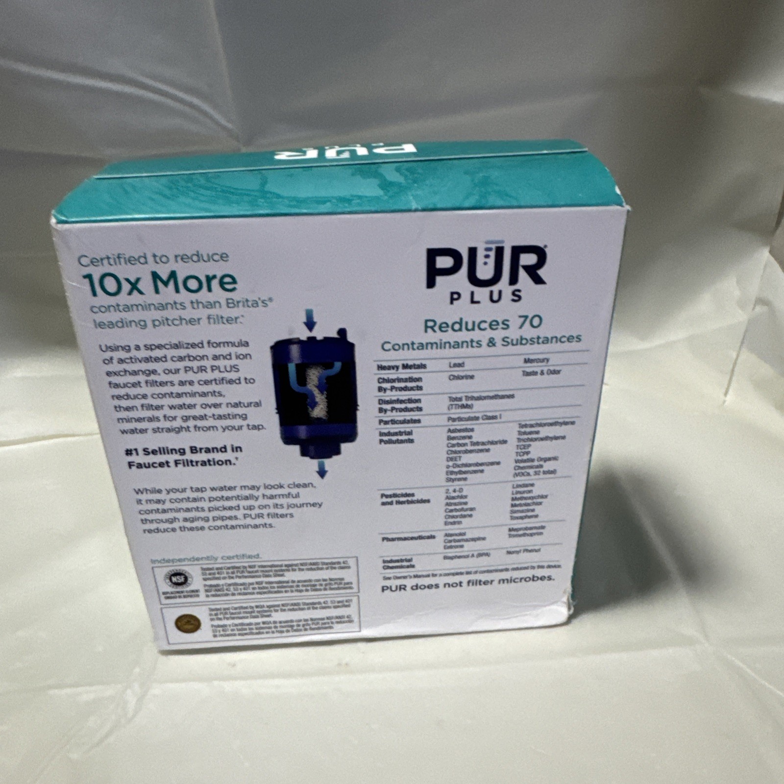 PUR PLUS 2 Pack Replacement Water Filter Mineral Clear Faucet RF – 9999 Pair NEW